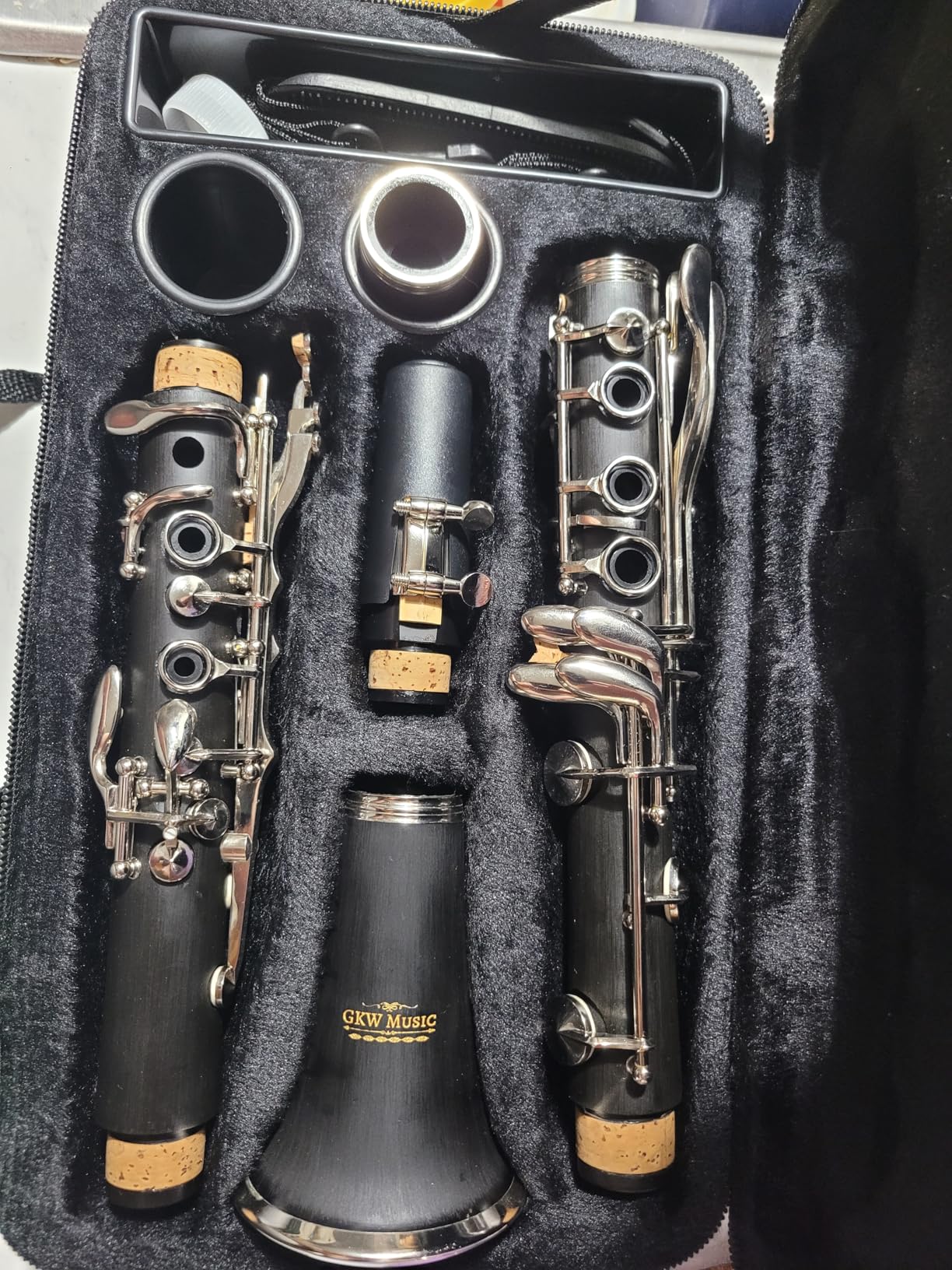 GKW B Flat Clarinet for Beginners - Bb Student & Intermediate Instrument, Clear Sound, Easy Maintenance, Complete Set with Case, Ideal for School Band customer photo 1