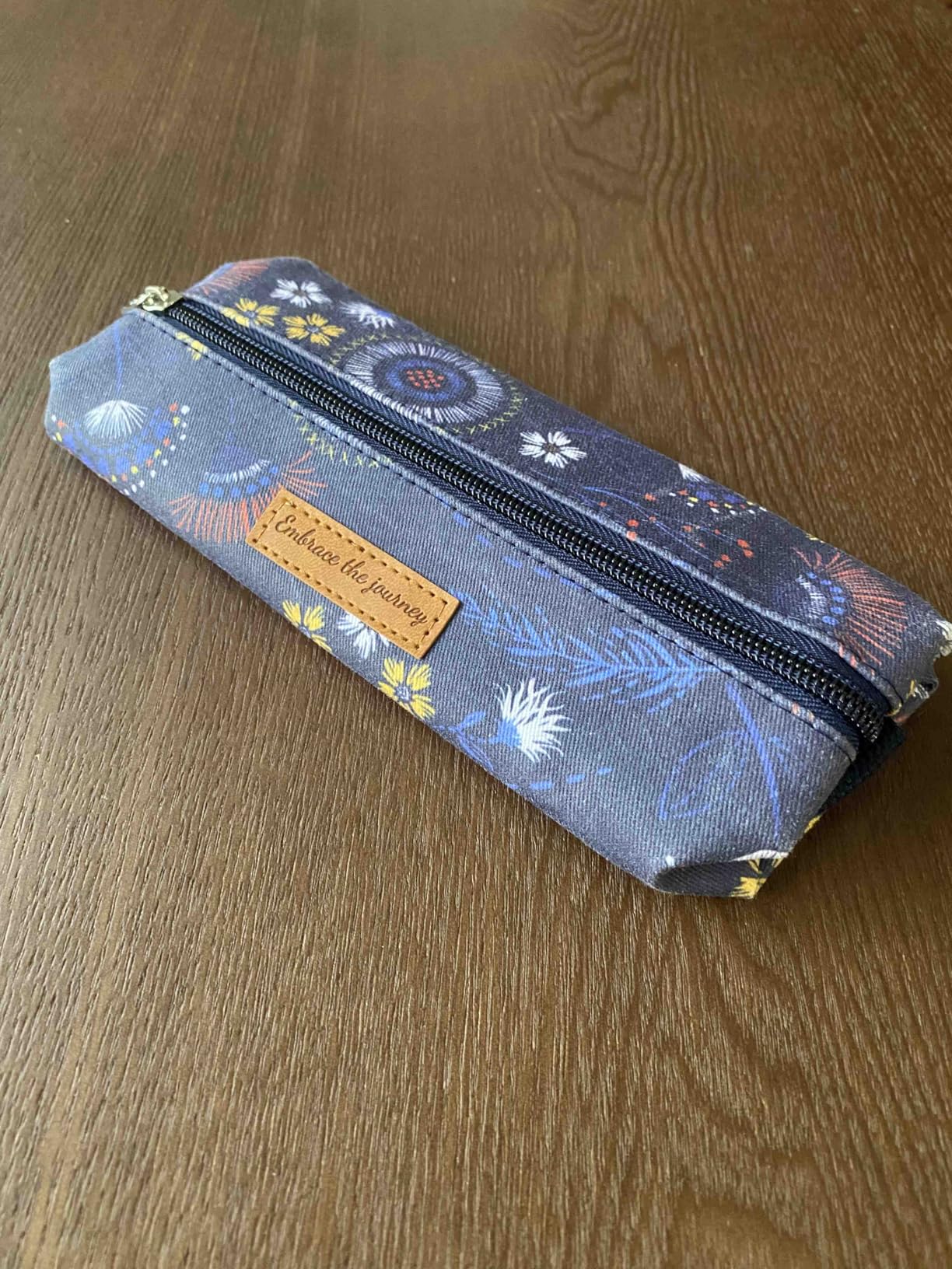 Mr. Pen- Cute Pencil Case Pouch, Multipurpose Canvas Bible Pencil Pouch, Smooth Zipper, Premium Material, Neat Stitches, Ideal for Stationery, Cosmetics, Electronics, School, Office, Travel customer photo 2