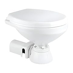 SEAFLO 12V Electric Flush Marine Toilet - Large Size Marine Head - Corrosion Resistant Construction - Built-In Backflow Preventer - Stainless Steel Shaft - Permanent Magnet Motor - 4 Year Warranty! customer photo 2