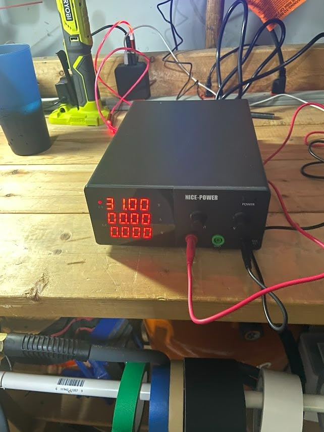 NICE-POWER DC Power Supply Variable, 0-30V 0-20A 600W High Power Bench Power Supply with Encoder Knob & Output Switch, Benchtop Adjustable Switching Regulated Power Supplies for Repair/Test customer photo 1