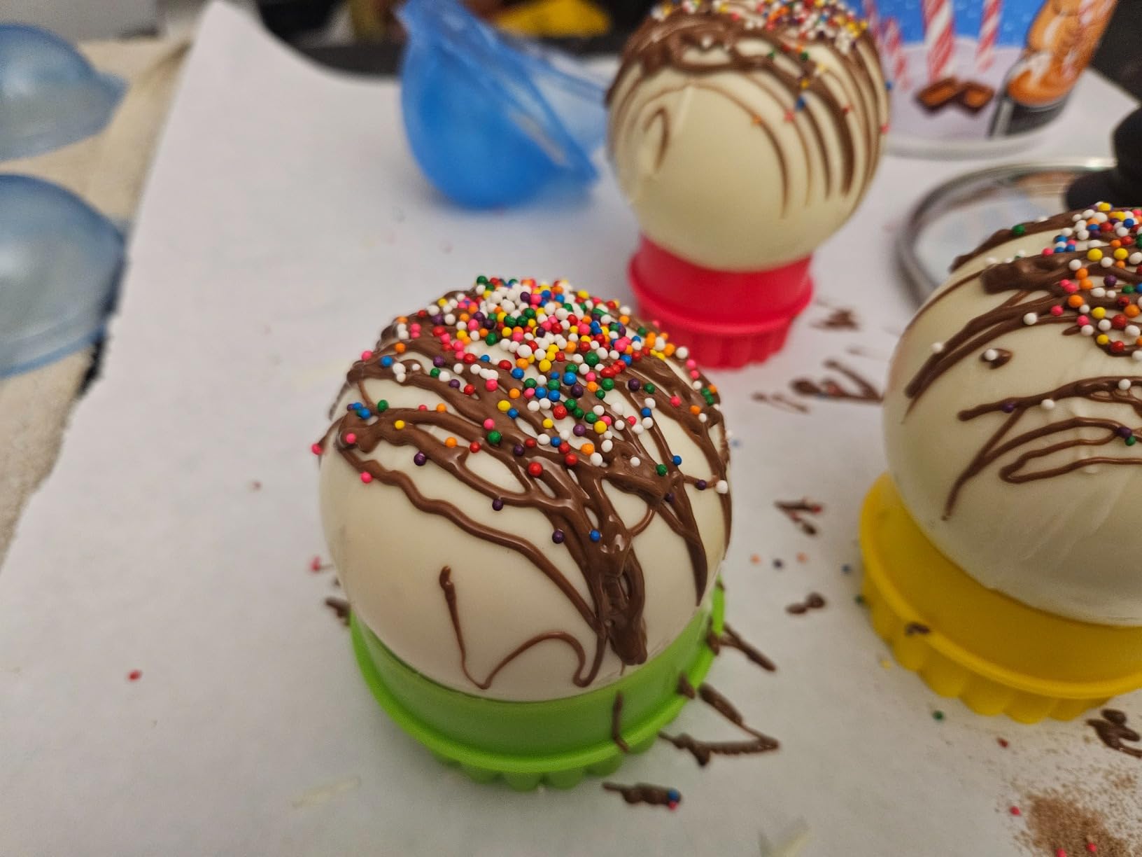 Chocolate Melting Machine Electric Heating Chocolate Tempering Machine Melting Pot Fast and Even Melting (Double) customer photo 2