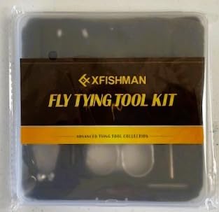 XFISHMAN Fly-Tying-Kits-for-Beginners with Bobbin Threader Scissors Whip Finisher 5 in 1 Starter Tying Flies Set customer photo 2