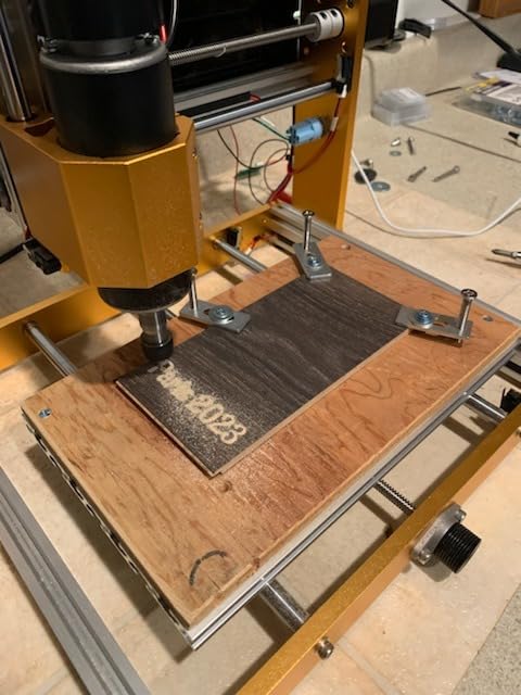 LUNYEE 3018 PRO MAX CNC Machine 500W All-Metal CNC Router Machine 3 Axis Limit Switches and Emergency-Stop with GRBL Offline Control for Cutting Wood Acrylic MDF Plastic, Working Area 300 x 180 x 80mm customer photo 1