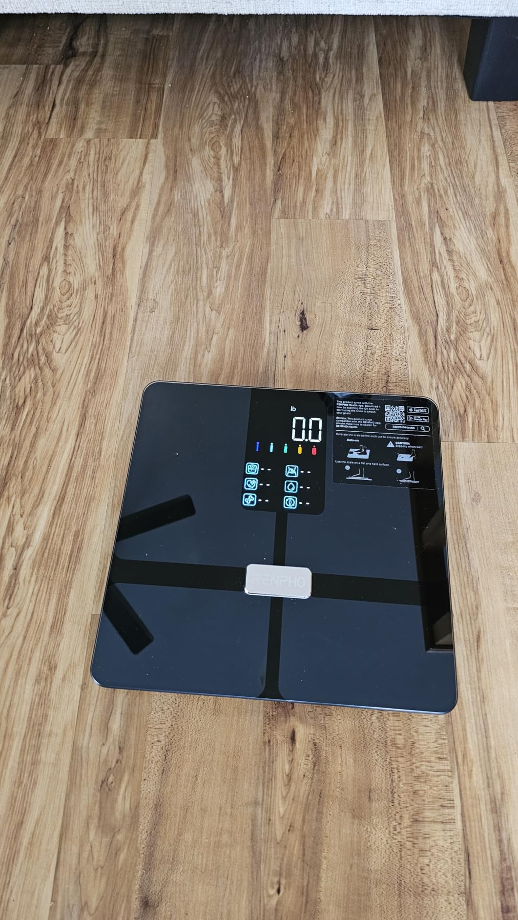 RENPHO Scale for Body Weight, Smart Scale with BMI, Body Fat, Muscle Mass, Bluetooth, 13 Metrics with Large Display, Support App Connection, Black, Elis 2X customer photo 2