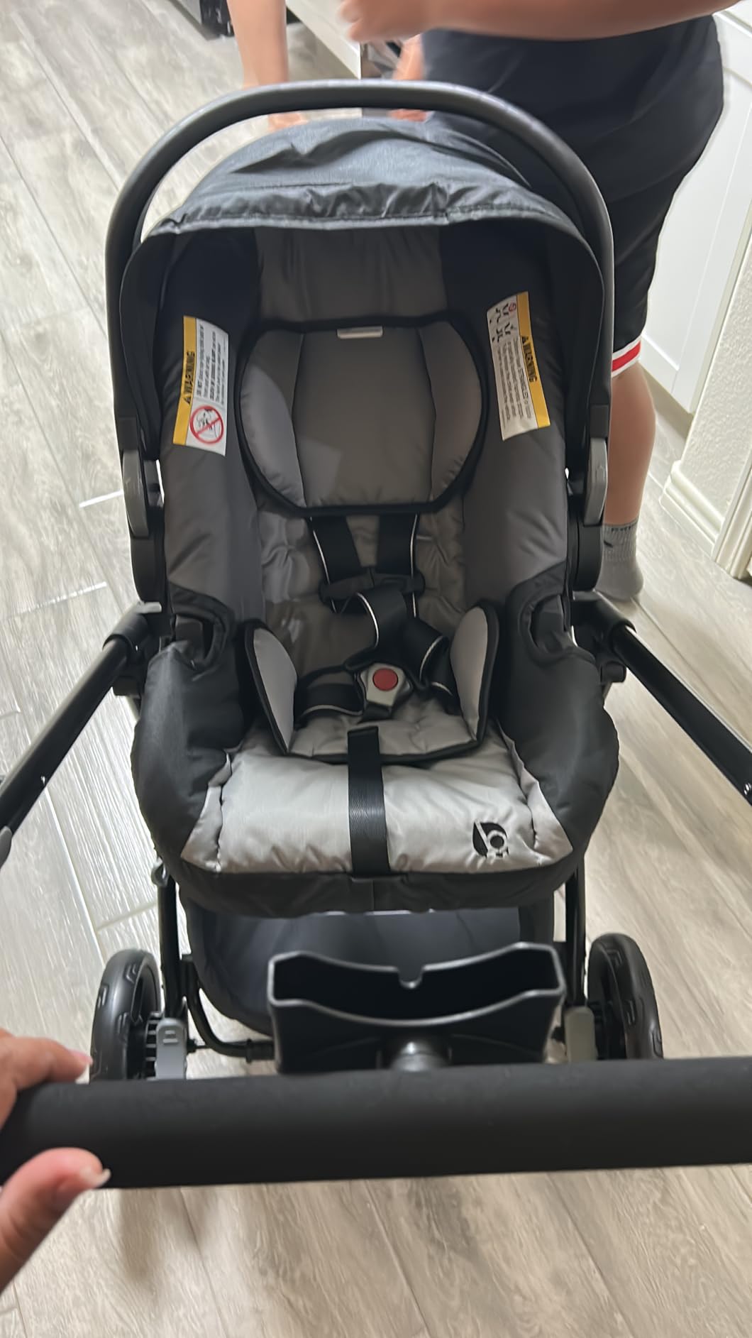 Baby Trend Passport Switch 6-in-1 Modular Stroller Travel System with EZ-Lift Plus Infant Car Seat, Dash Black customer photo 1