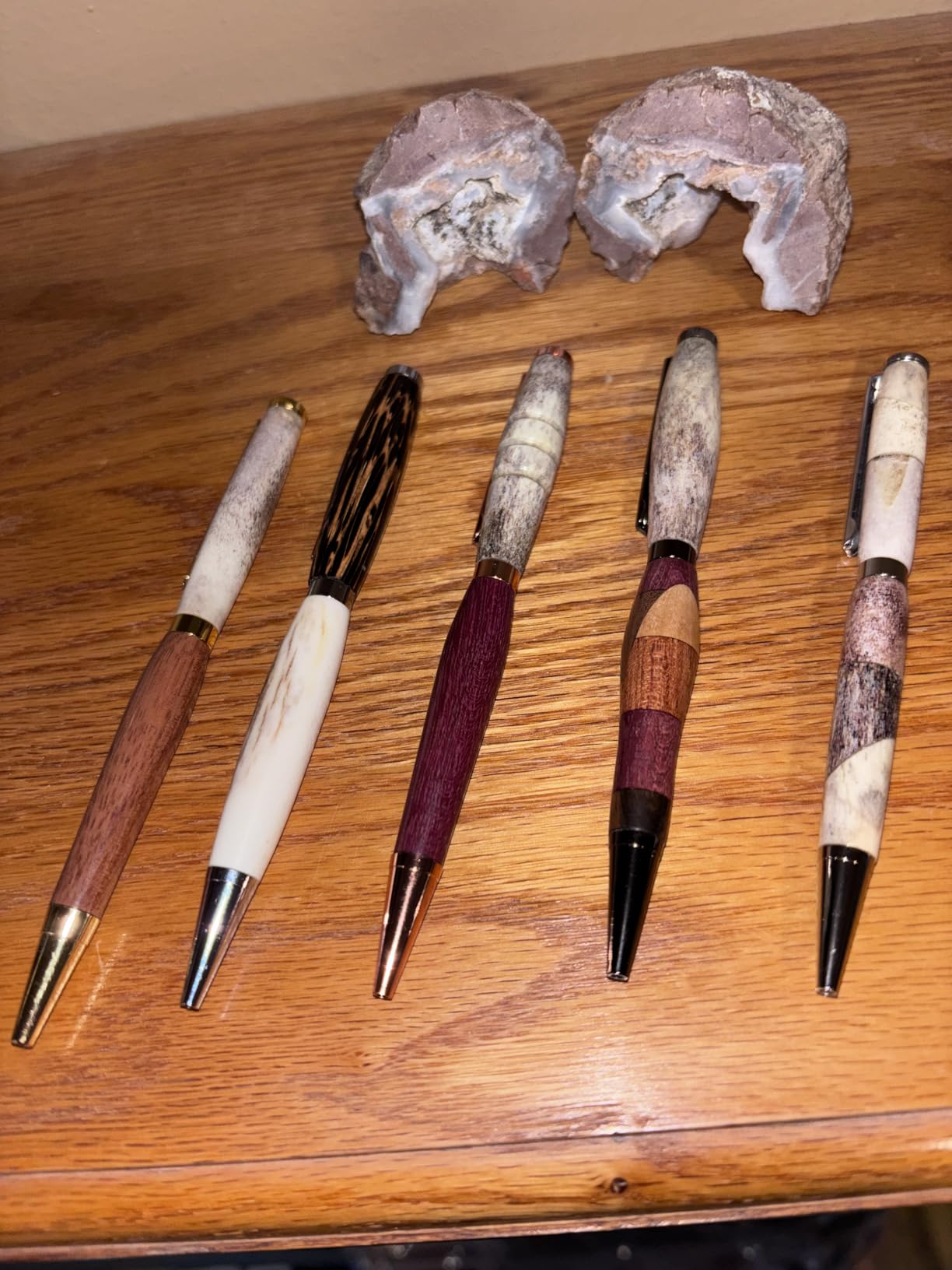 Slimline Pen Kit for Wood Turning || 10 Pack with Multiple Finishes || 7mm Twist Pen Kit customer photo 1