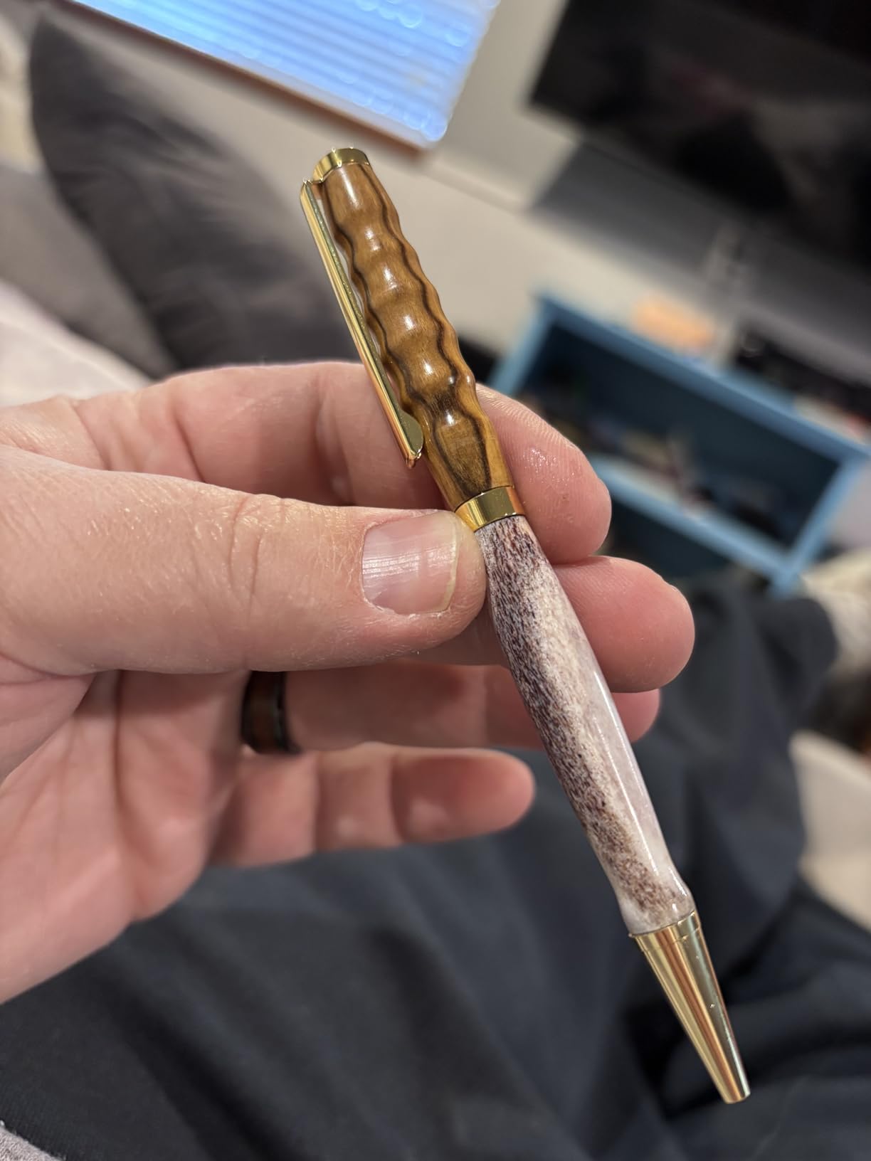 Slimline Pen Kit for Wood Turning || 10 Pack with Multiple Finishes || 7mm Twist Pen Kit customer photo 2