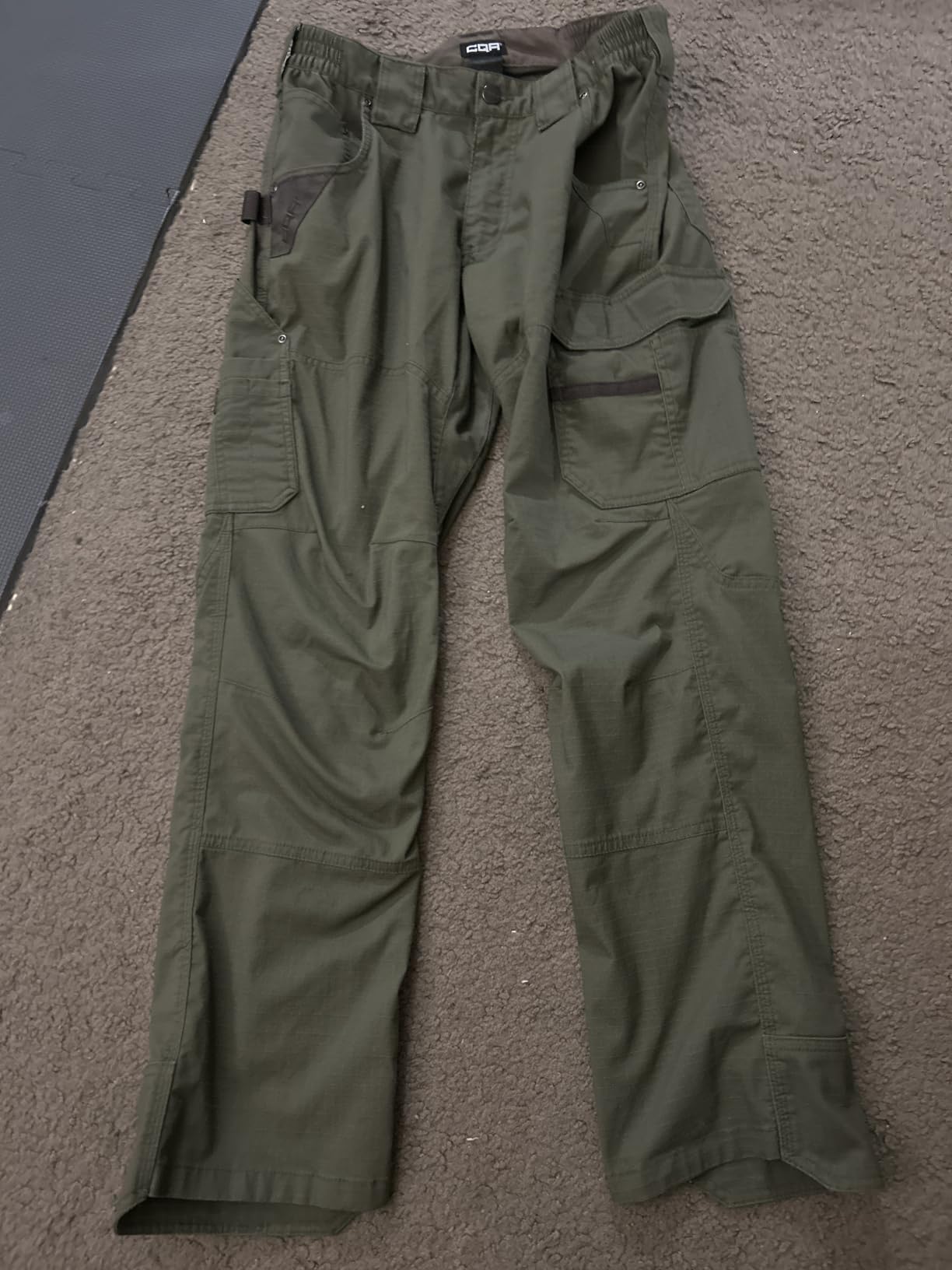 CQR Men's Quick Dry Work Pants, Water Resistant Outdoor Tactical Pants, Lightweight Stretch Cargo Hiking Pants customer photo 1