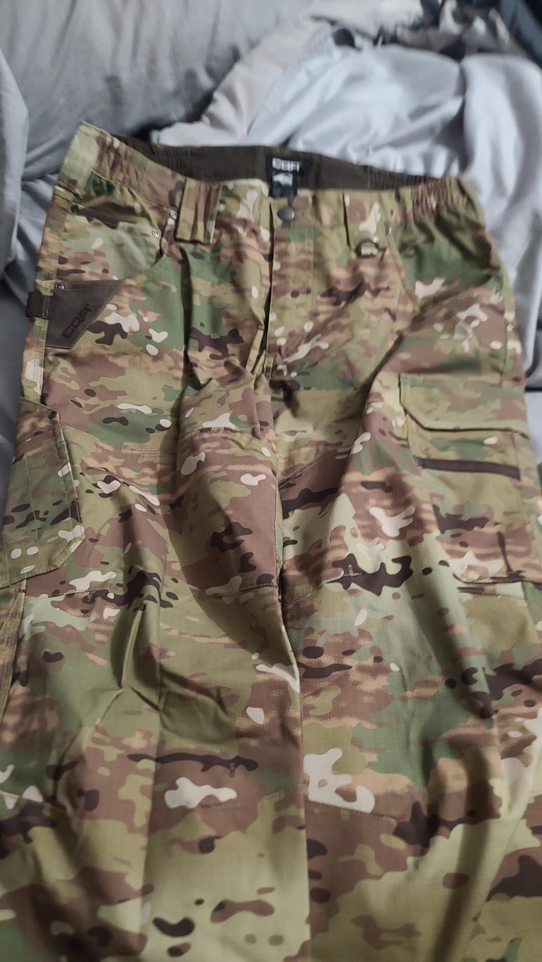 CQR Men's Quick Dry Work Pants, Water Resistant Outdoor Tactical Pants, Lightweight Stretch Cargo Hiking Pants customer photo 2