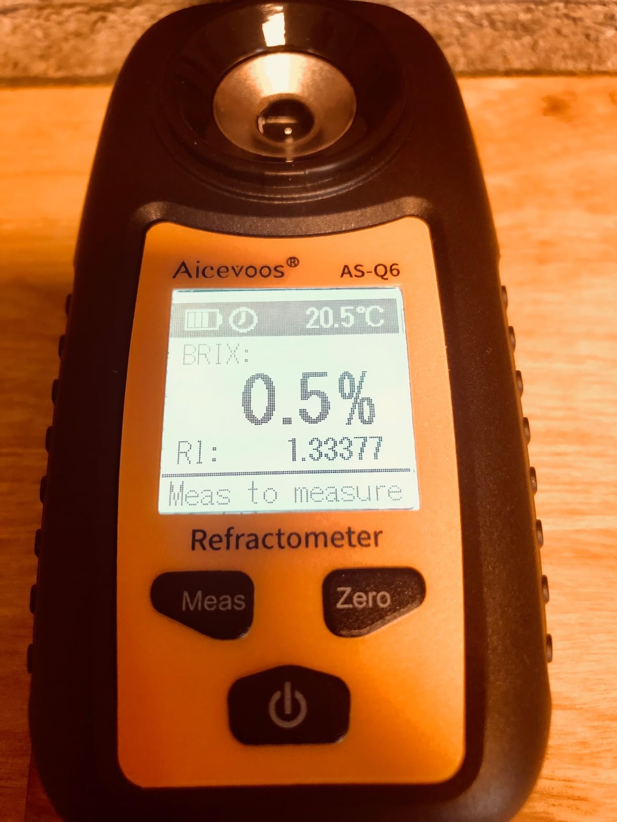 Digital Sugar Brix Refractometer 0-35% with ATC for Fruits, Juices, Coffee customer photo 1