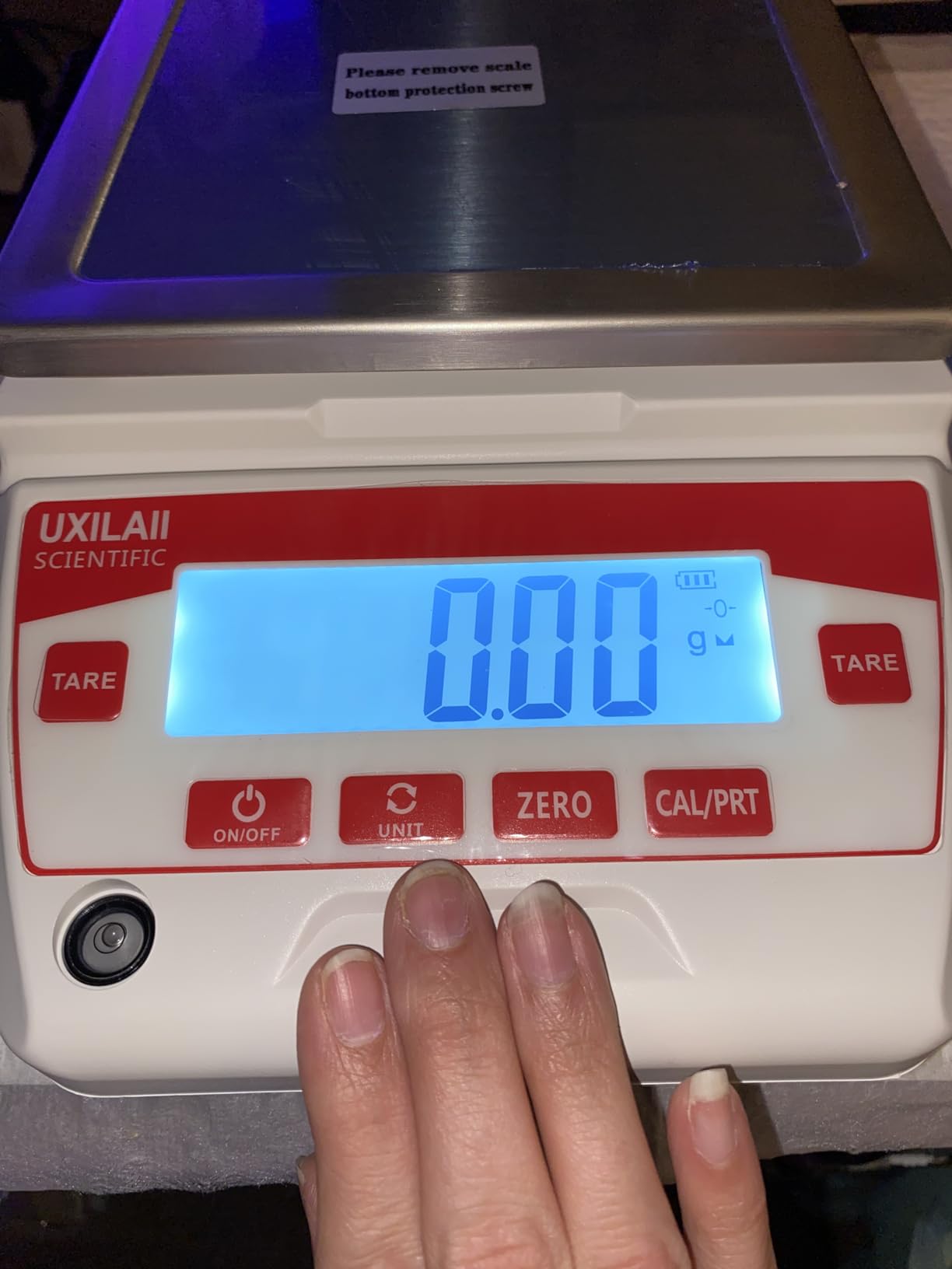 Lab Scale 5000g x 0.01g High Precision Electronic Analytical Balance 0.01g Accuracy Laboratory Balance Digital Scale Gram Scale Jewelry Scale with 1Kg Calibration Weight customer photo 1