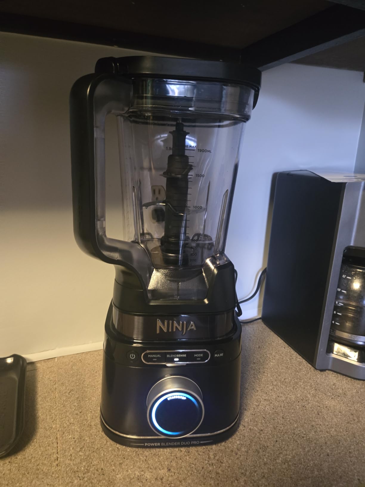 Ninja Full Size & Personal Blender I All-in-One | For-Smoothies, Food and More | BlendSense Tech I Includes 72 oz. Pitcher & (2) 24 oz. To-Go Cups with Lids | 1800 Peak Watt | Black | TB301 customer photo 1