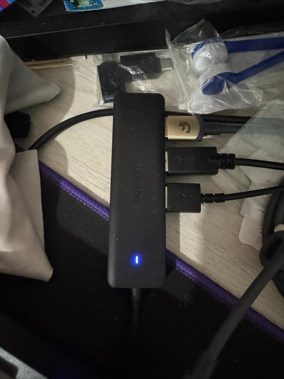 UGREEN USB 3.0 Hub, 4 Ports USB A Splitter Ultra-Slim USB Expander for Mouse, Keyboard, Flash Drive, U Disk, Printer Compatible with Laptop, Desktop PC, Xbox, PS5, and More 0.5FT customer photo 1