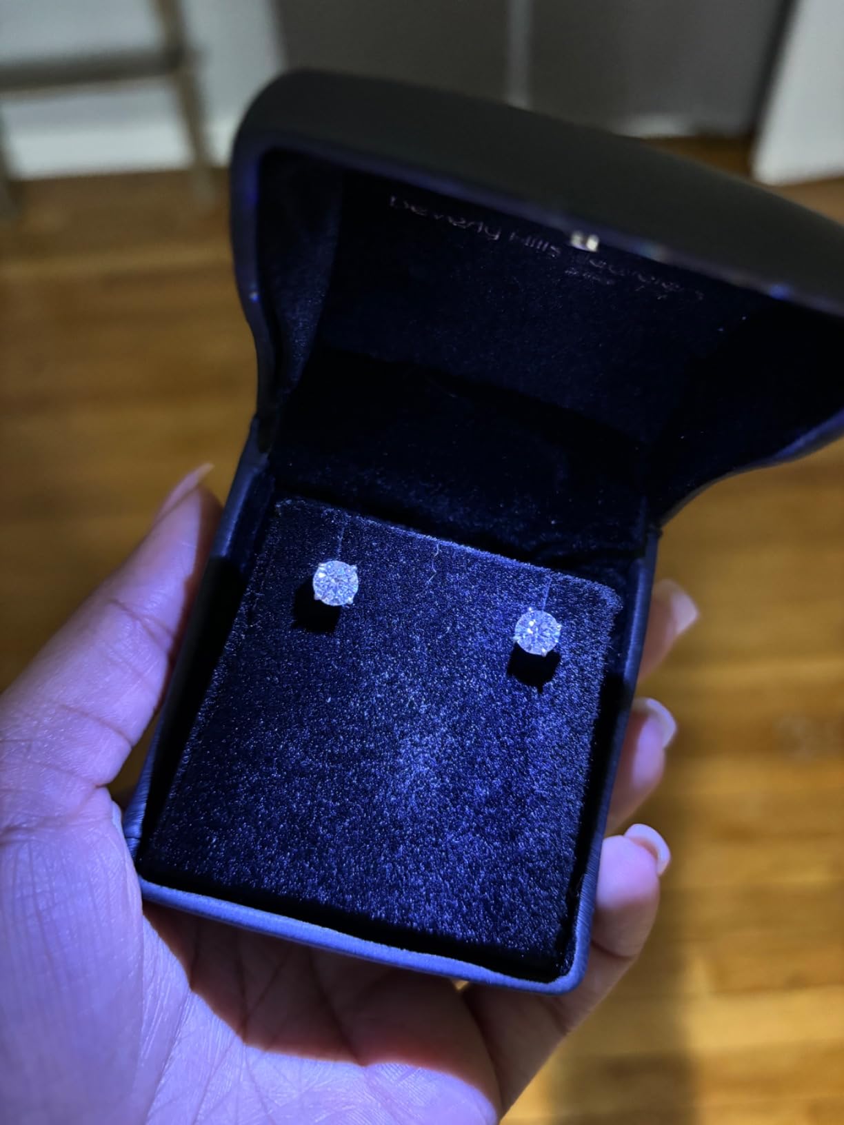 IGI Certified 1 1/4 Carat D-E Color and VS1-VS2 Clarity Lab Grown Diamond Stud Earrings for Women I 14k White Gold Earrings for Her I Secure Screw Back Made in USA by Beverly Hills Jewelers customer photo 1
