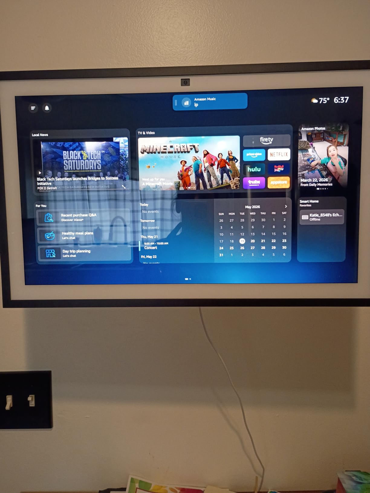Like-New Amazon Echo Show 21 (newest model), Full HD 21