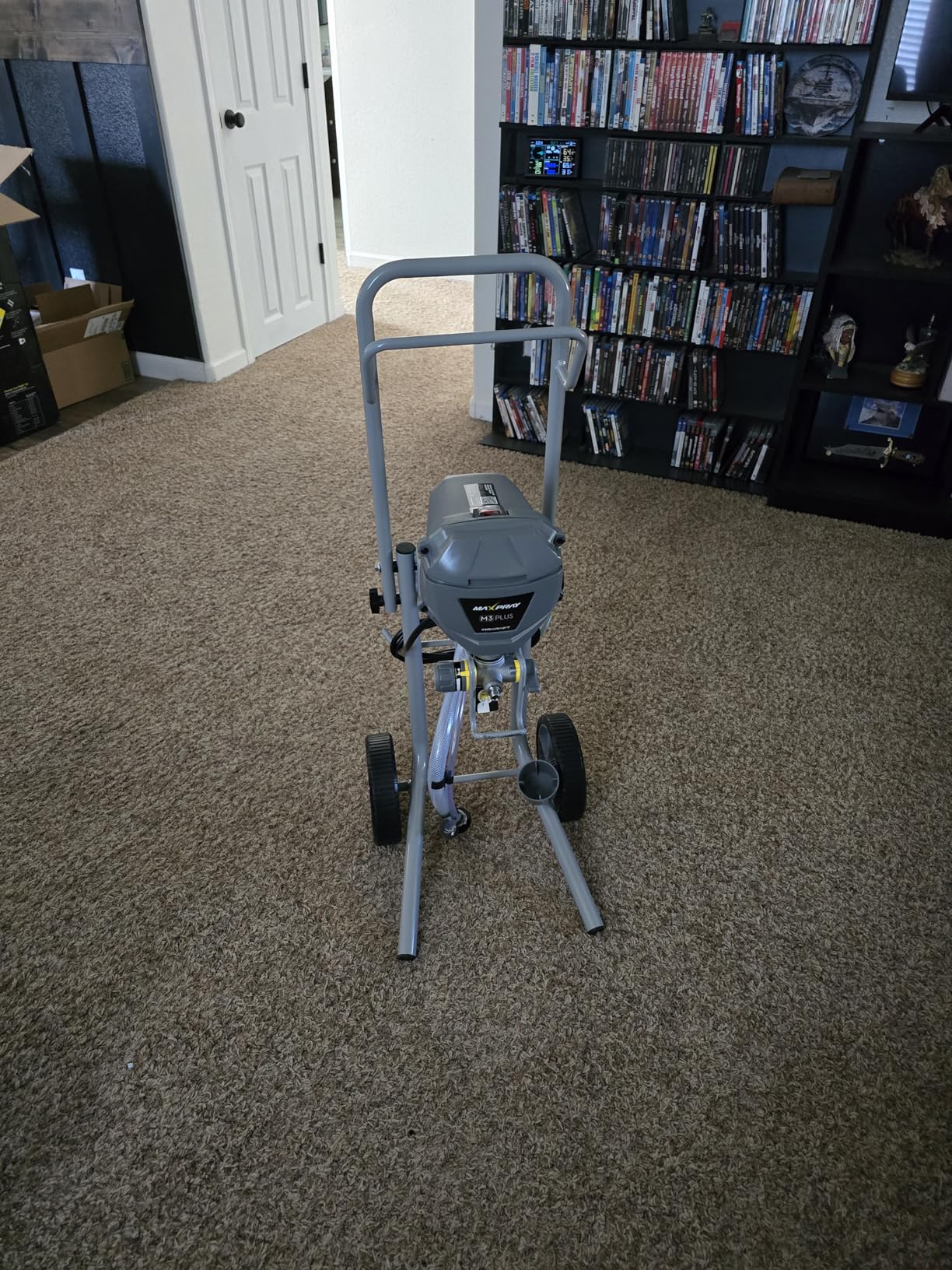 InoKraft MaXpray M3 Cart Airless Paint Sprayer, 3300 PSI, 650W, 0.31 GPM, for Large Interior & Exterior House Projects, Includes 2 x 25 ft Hoses and 18 in Extension customer photo 2