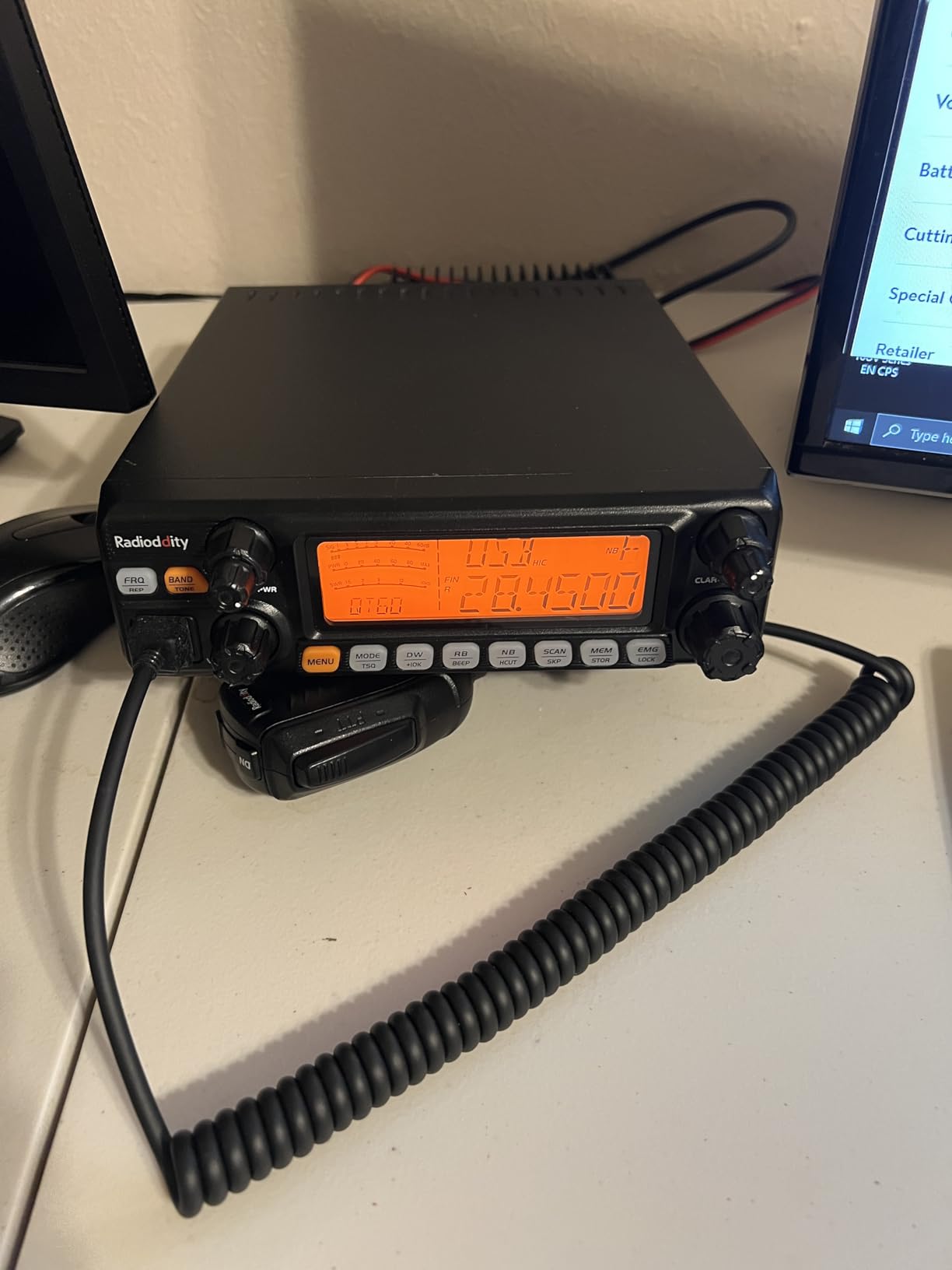 Radioddity QT60 Pro 10 Meter Radio SSB, AM, FM, PA, 60W High Power Amateur Ham Mobile Transceiver, Large LCD Display, RX & TX Noise Reduction, NOAA with Alert, with CTCSS/DCS, ASQ customer photo 1