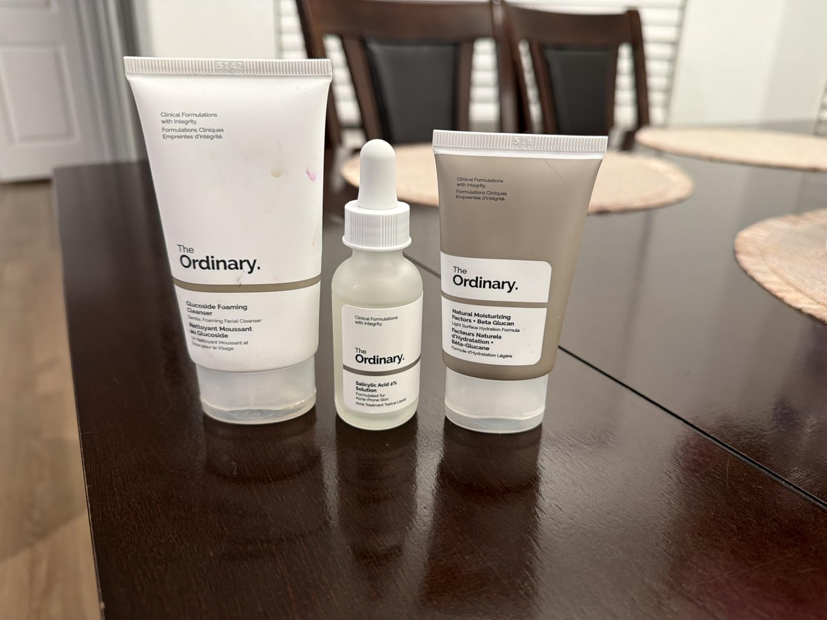 The Ordinary The Acne Set, 3-Step Skin Regimen with Glucoside Foaming Cleanser, Salicylic Acid 2% Solution, and Natural Moisturizing Factors + Beta Glucan customer photo 2