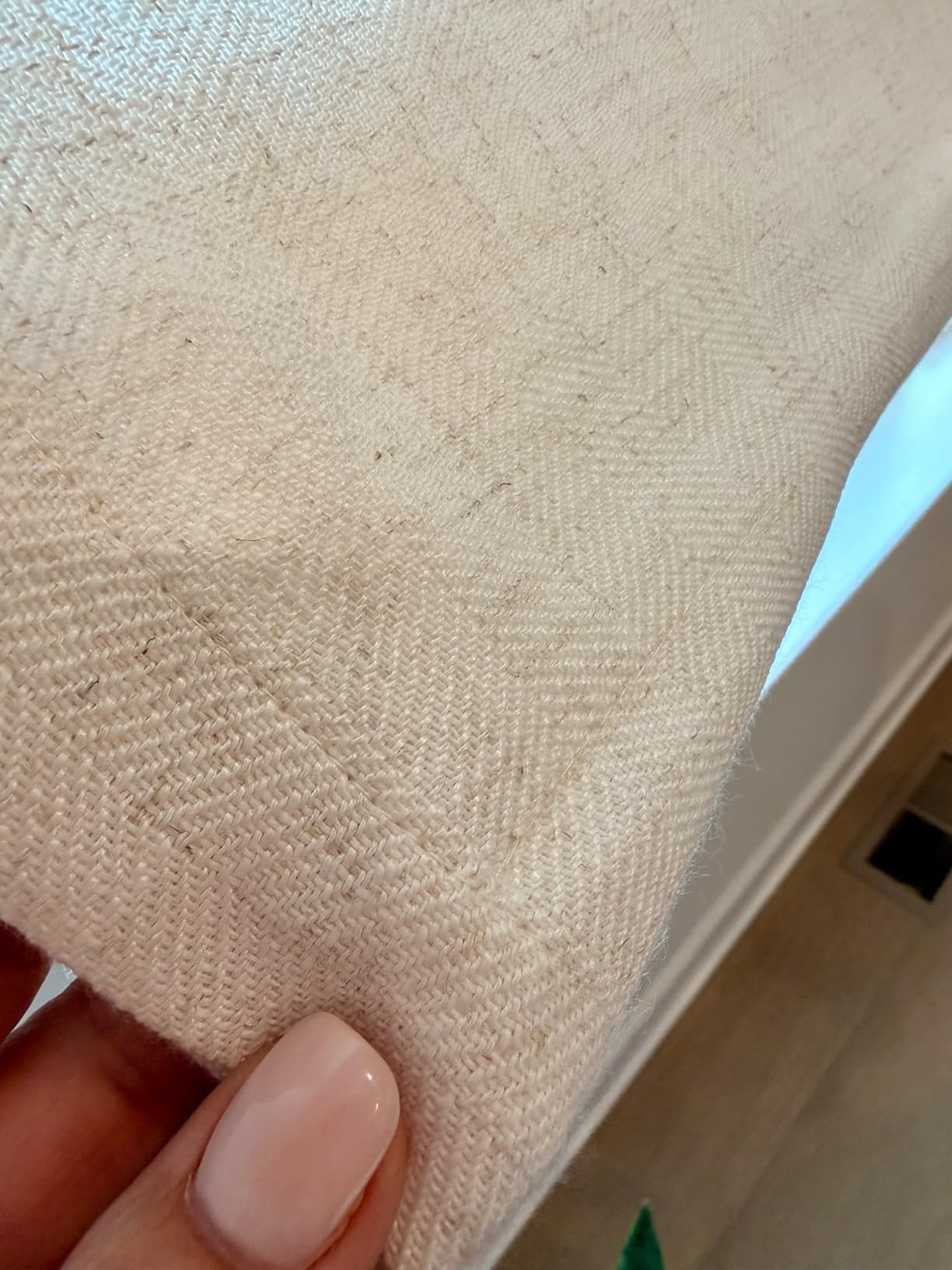 Bamboo Roman Shades, Cordless Walnut Custom Blackout Room Darkening Woven Wood Shades, Natural Bamboo Window Shades for Indoor Windows customer photo 1