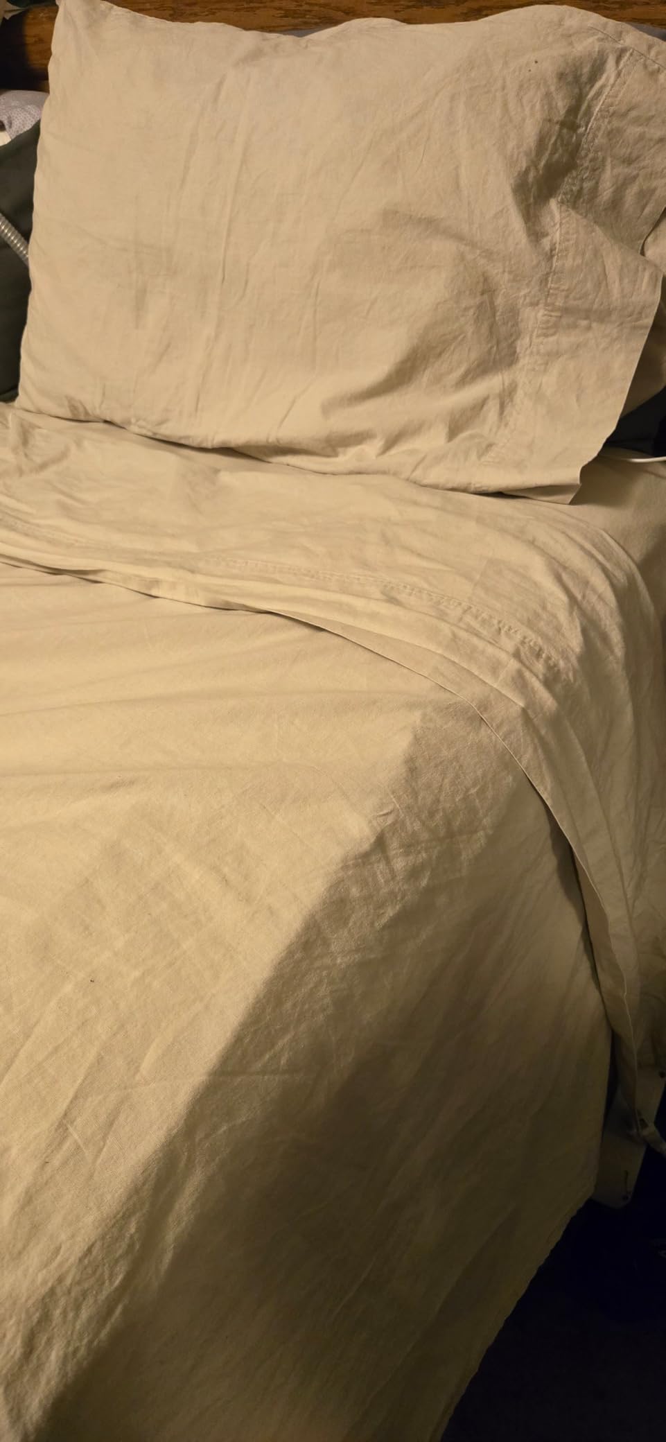 LBRO2M 100% Pure Linen Sheet Set Deep Pocket Up to 16
