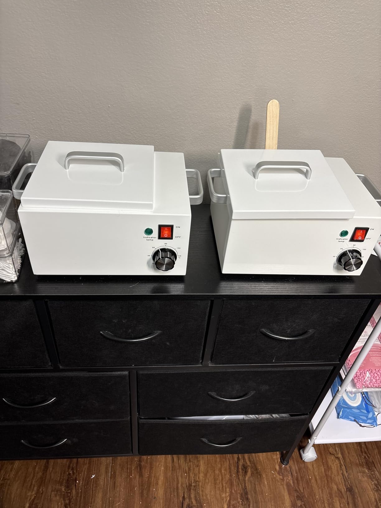 5.5Lbs Professional Wax Warmer for Hair Removal with 0-120C Temperature Control, Large Wax Pot for Salon and Self-use, Gift customer photo 2