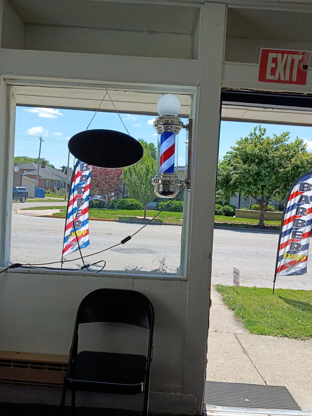 27'' Golden Barber Pole Light customer photo 1