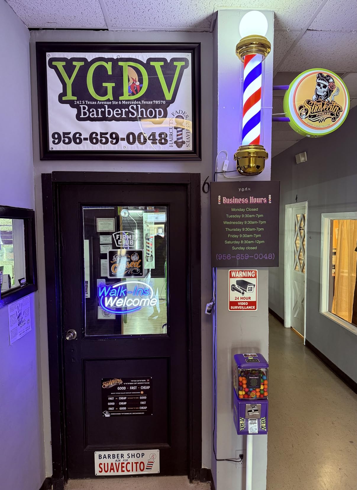 27'' Golden Barber Pole Light customer photo 2
