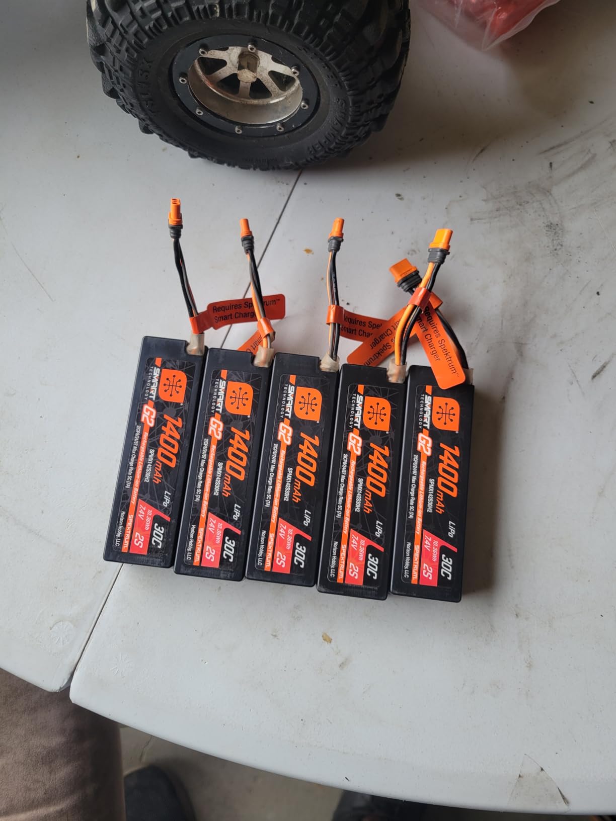 Spektrum SMART 1400mAh 2S 7.4V G2 30C LiPo Battery with IC2 Connector, SPMX142S30H2 customer photo 1
