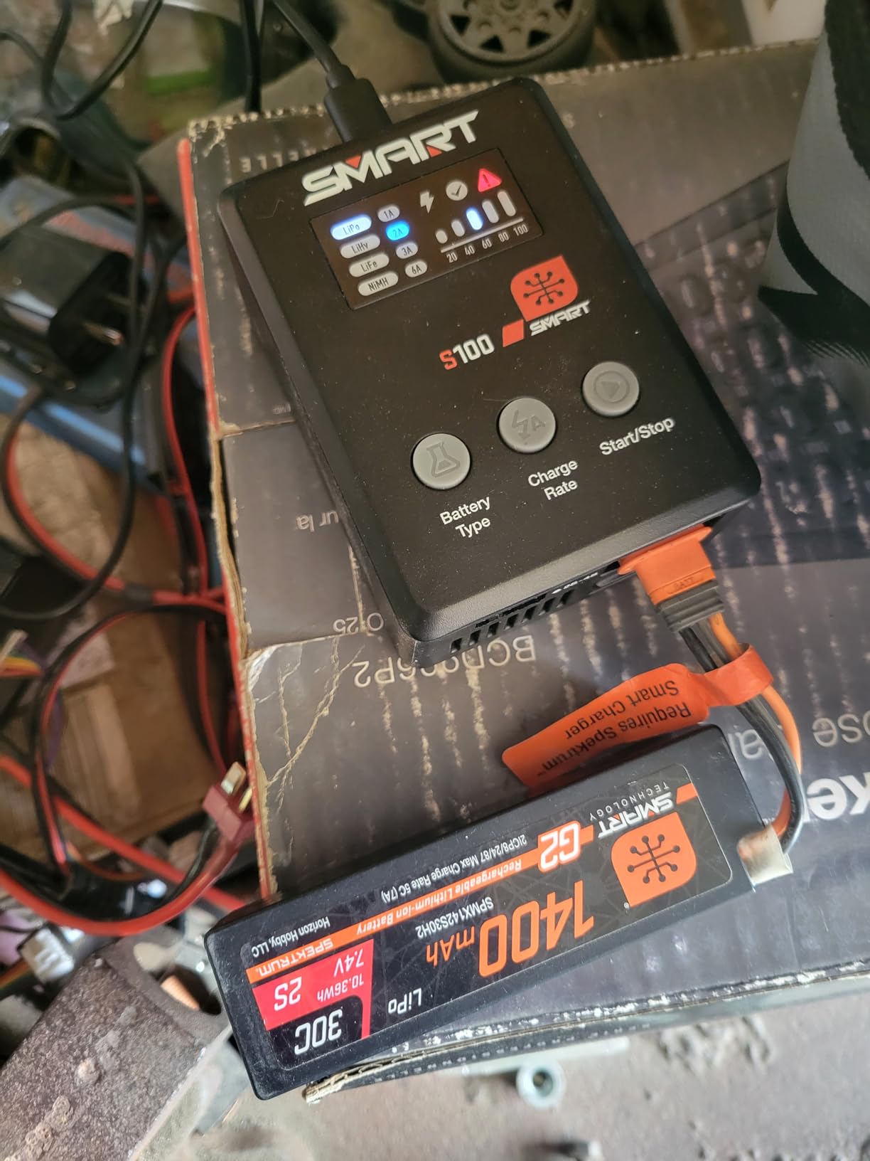 Spektrum SMART 1400mAh 2S 7.4V G2 30C LiPo Battery with IC2 Connector, SPMX142S30H2 customer photo 2