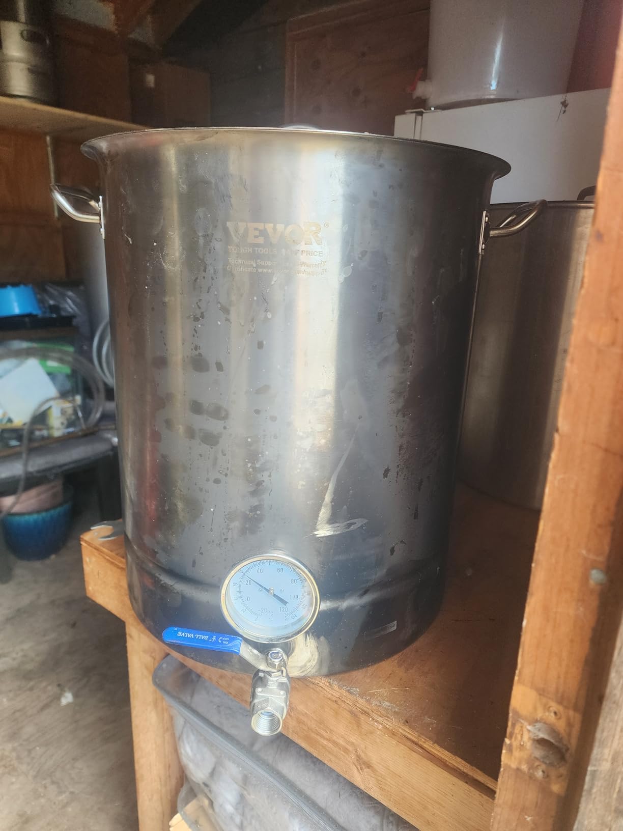 VEVOR Brew Kettle 16 Gal, Brewing Pot Stainless Steel, Brew Kettle Pot for Beer Brewing with Filter&Filter Tray, Tri Ply Bottom customer photo 2