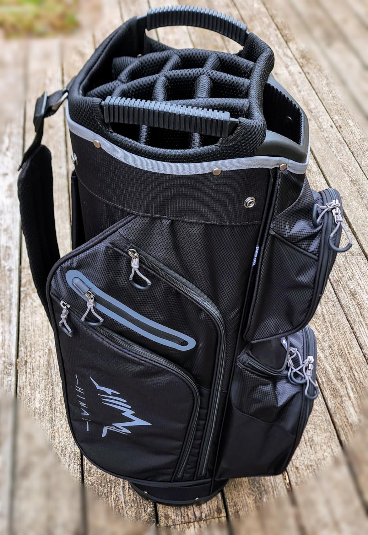 uniHimal Golf Cart Bag, 15 Way Organizer Divider Top with Handles and Rain Cover customer photo 1