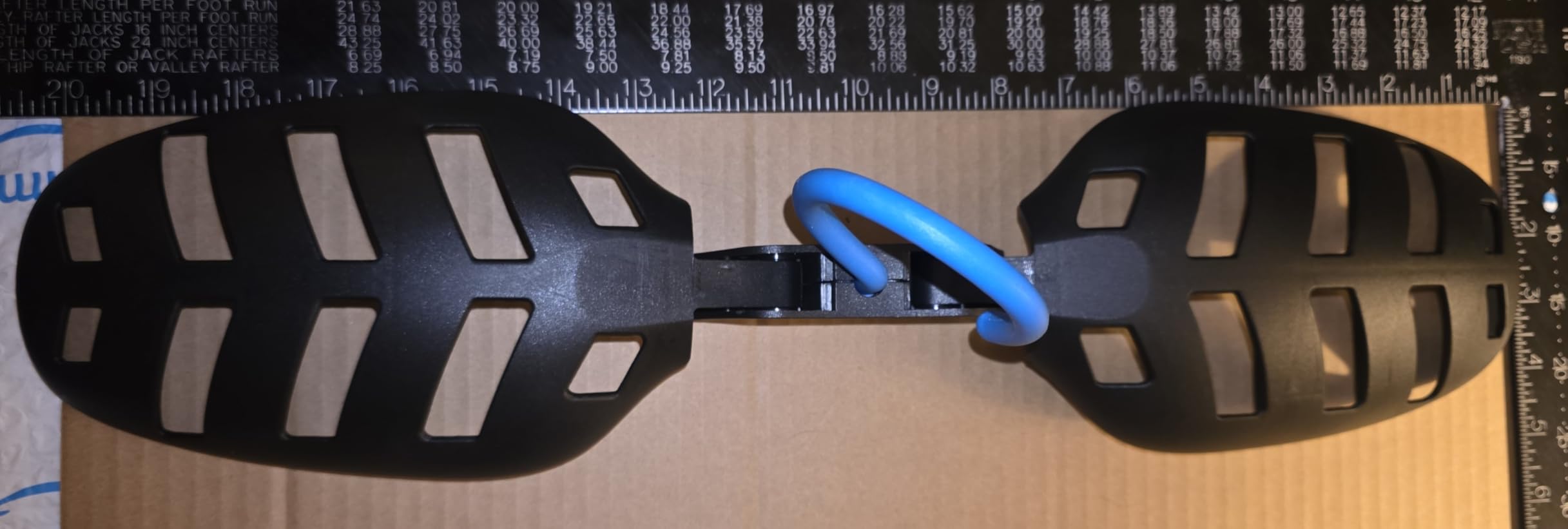 Hang 11' Wetsuit Hanger - Improves Your Wet Suit Longevity, Quick Dryer, Foldable Wetsuit Hangers for Surfers, Ideal for Drysuit Scuba Diving Gear & BCD (Blue) customer photo 2