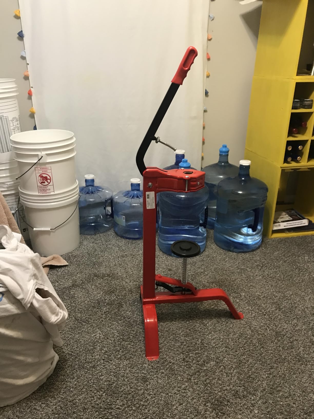 North Mountain Supply Wine Bottle Floor Corker - for Natural and Synthetic Corks - Made in Portugal customer photo 1