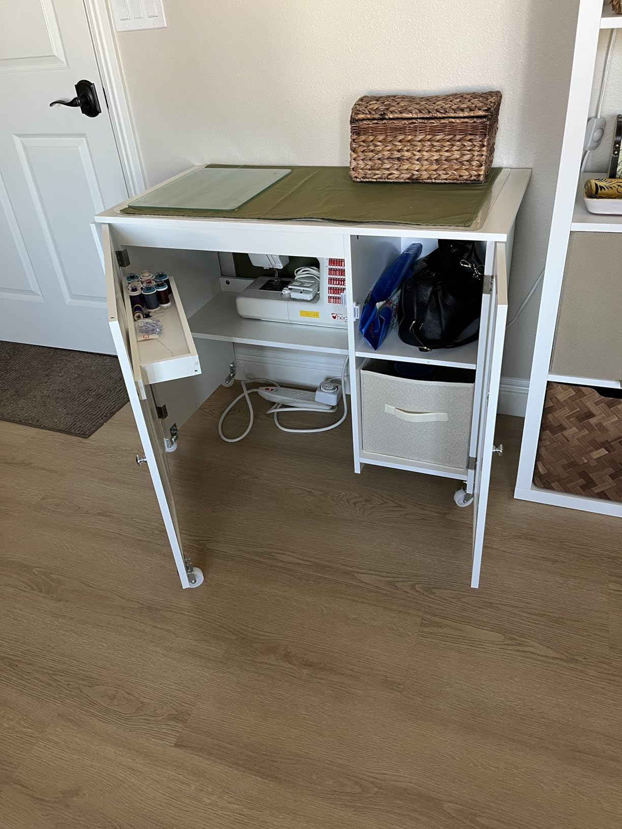 COSTWAY Sewing Machine Table, 62.5