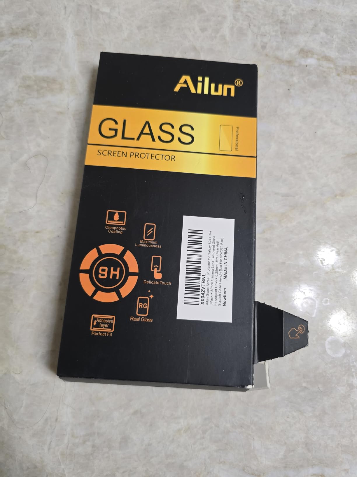 Ailun Screen Protector for Galaxy S24+ / S24 Plus [6.7 Inch] 3Pack + 3Pack Camera Lens Tempered Glass Fingerprint Unlock 0.25mm Anti-Scratch Case Friendly Clear - HD customer photo 2