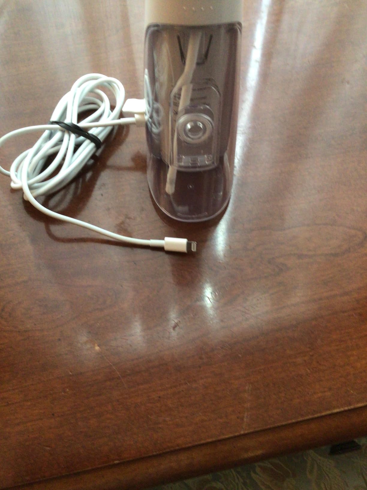 Cordless Pulse 3100 Rechargeable Portable Water Flosser for Teeth, Gums, Braces Care and Travel with 2 Flossing Tips, Waterproof for Shower Use, ADA Accepted, WF-20 Blue, Amazon Exclusive customer photo 1