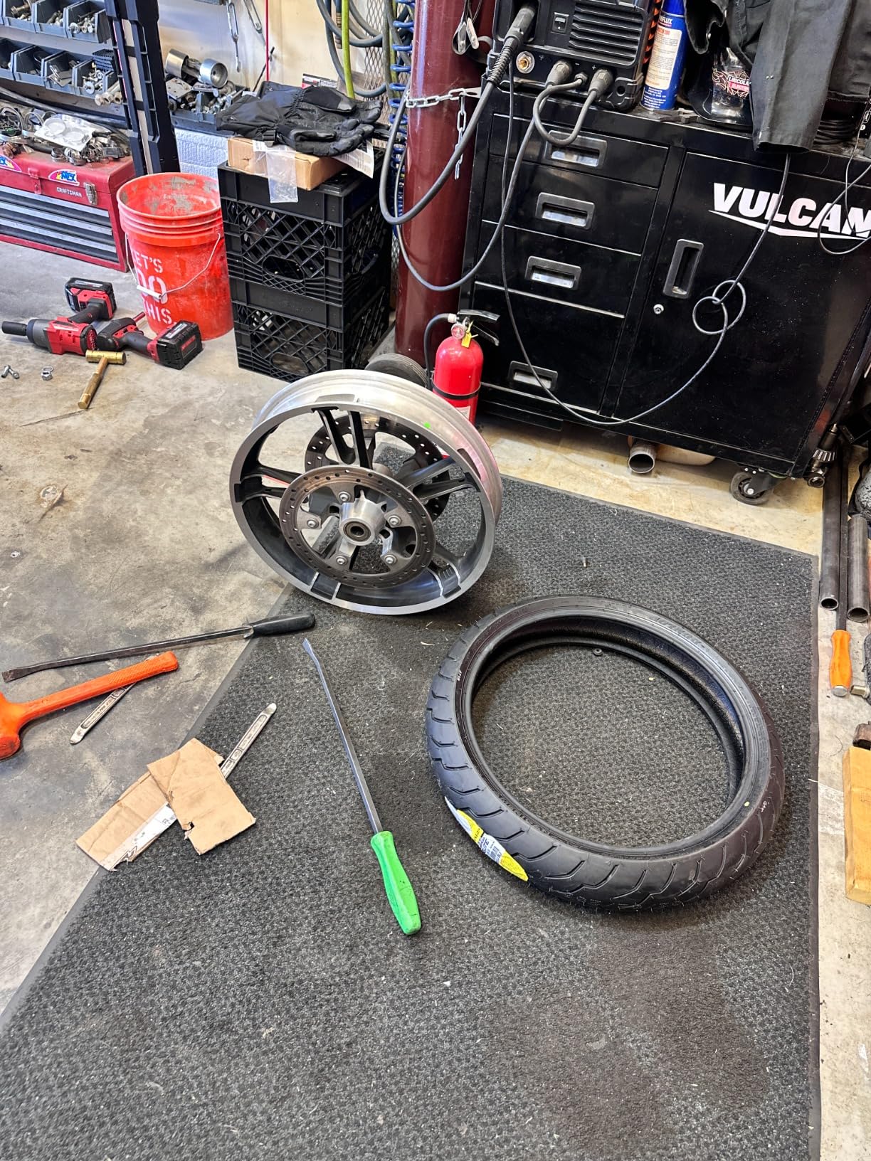 Motorcycle Wheel Balancer - Tire Balancer Stand for Static and Dynamic Tire Alignment for Most Motorcycles and Off-Road Bikes, Sport Bikes customer photo 1