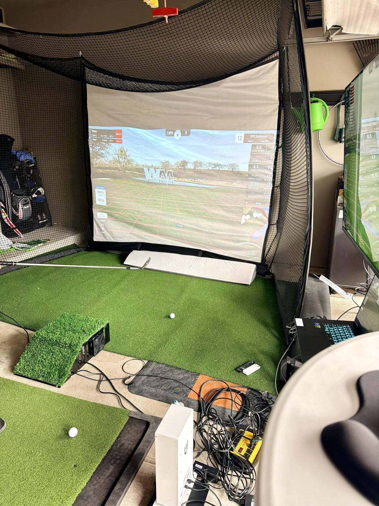 GoSports Range Cage 10 ft x 8 ft Golf Net Cage - Indoor & Outdoor Golf Practice Net for Full Swing Training and Home Golf Simulator Setups customer photo 2