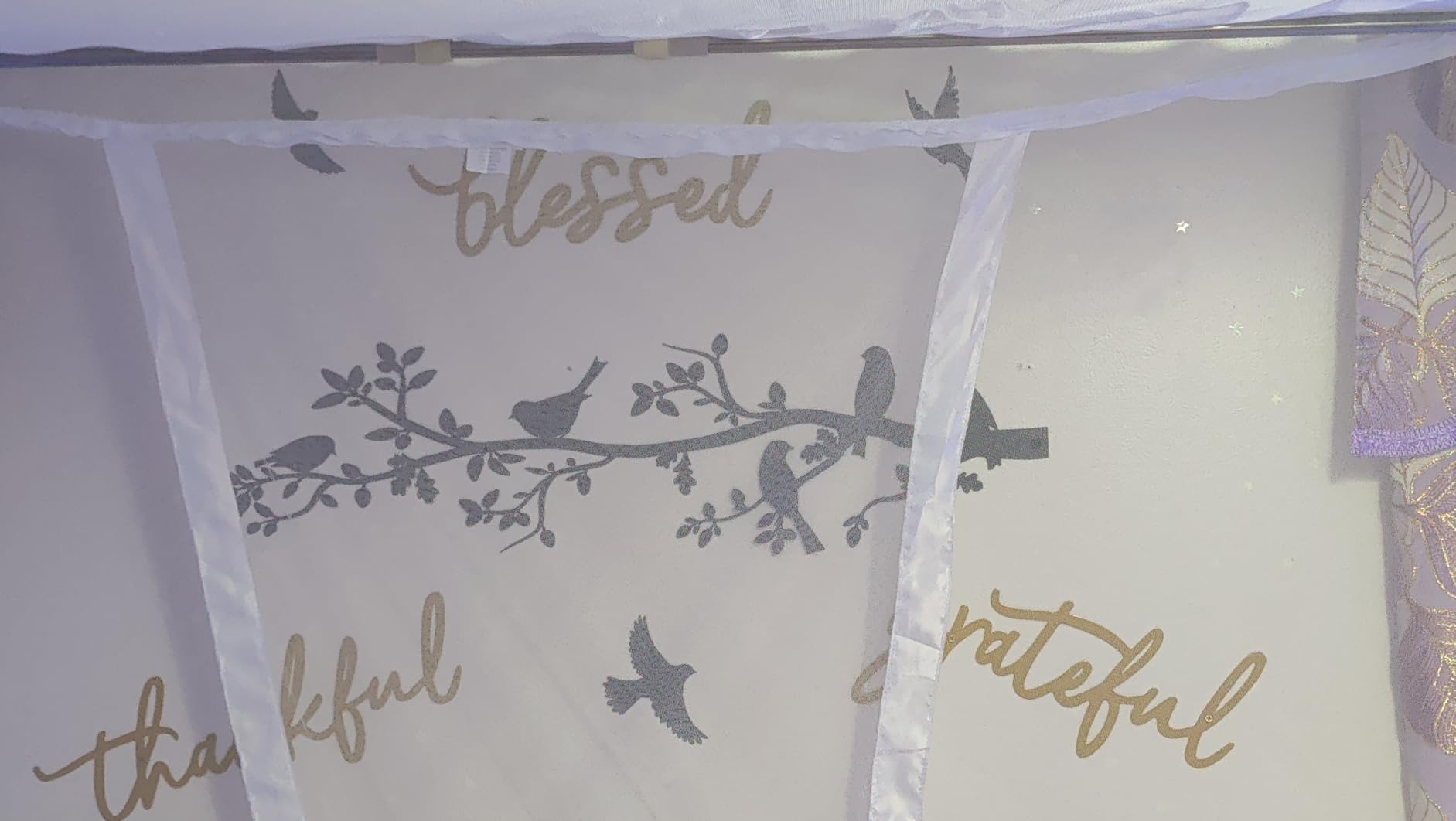 Thankful Grateful Blessed Letter Sign Metal Wall Decor, 3 Piece Black Letters Wall Art for Bathroom Bedroom Metal Words Wall Decor for Home Decor customer photo 1