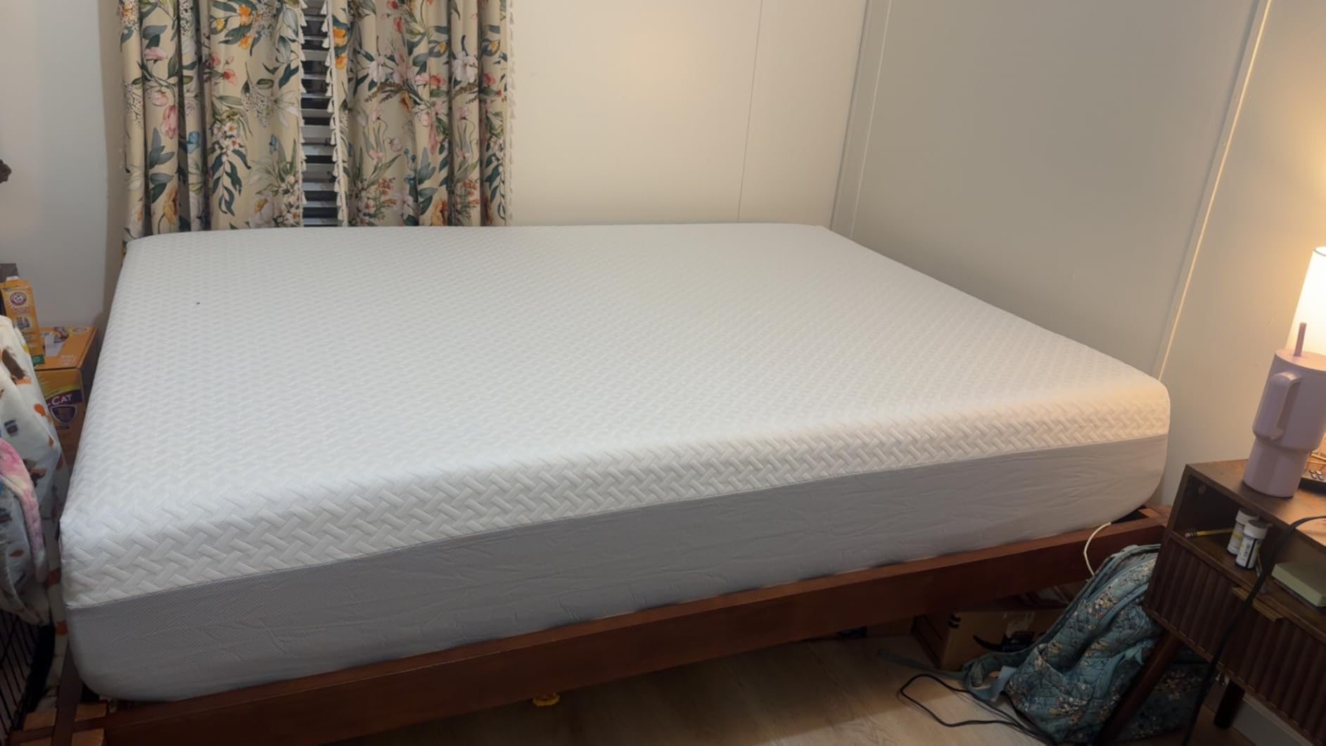 Zinus 10 Inch Green Tea Essential Memory Foam Mattress [New Version], Queen, Fiberglass Free, Medium Feel, Breathable Airflow Memory Foam, Certified Safe Foams & Fabric, Mattress in A Box customer photo 2