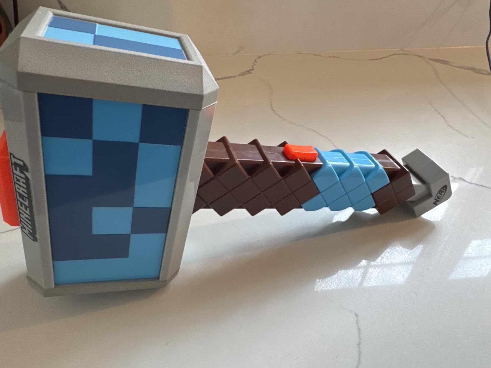 Nerf Minecraft Pillager's Crossbow Dart Blaster, 6 N1 Darts Compatible Only with N1 Dart Blasters, 6 Dart Capacity, Ages 8+ customer photo 1