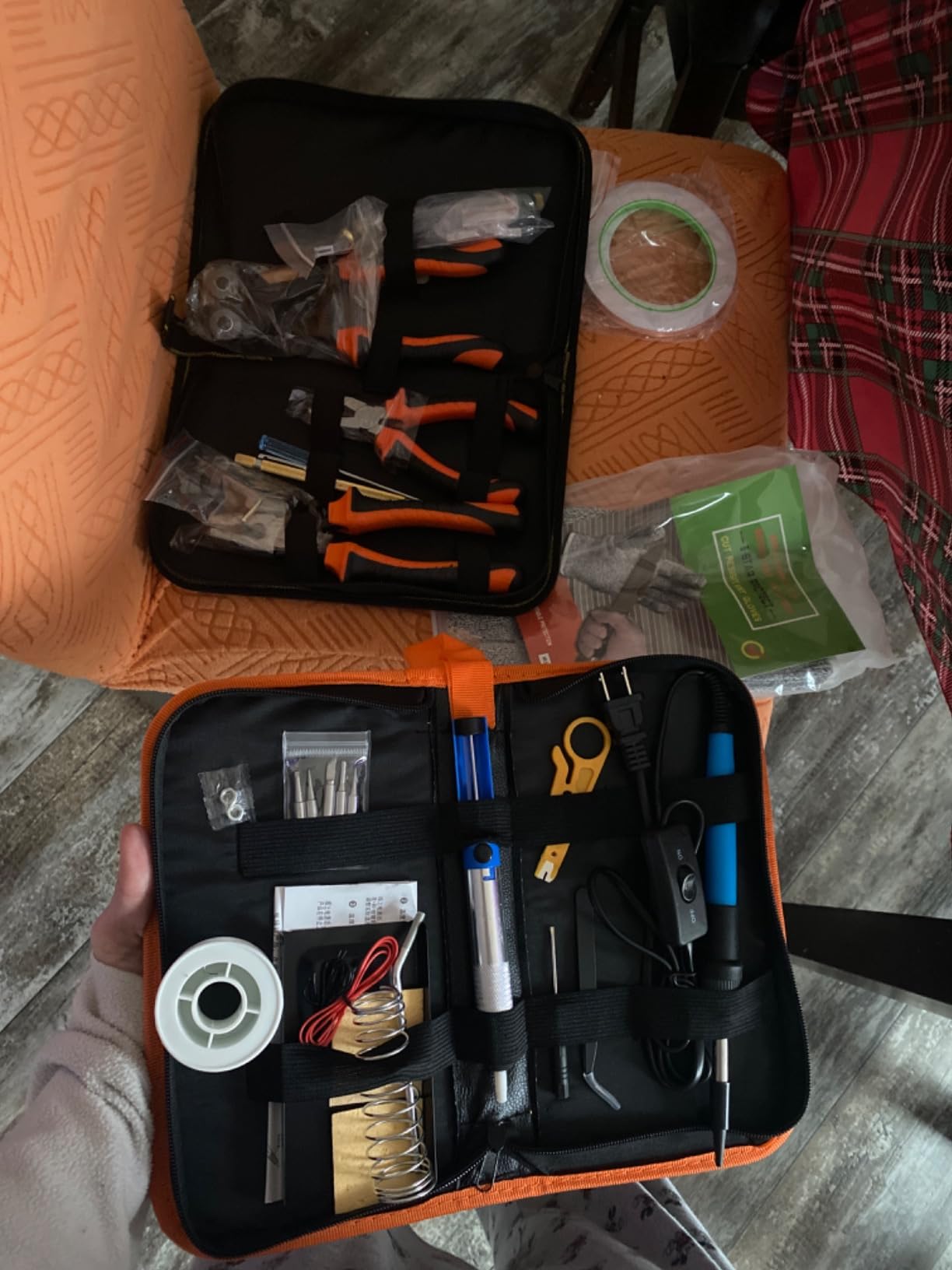 Stained Glass Kit, Stained Glass Supplies, Stained Glass Kits for Adults, with 100W Soldering Iron Kit, Glass Cutter Tool Kit, for Stained Glass Making (Patent Registered) customer photo 1