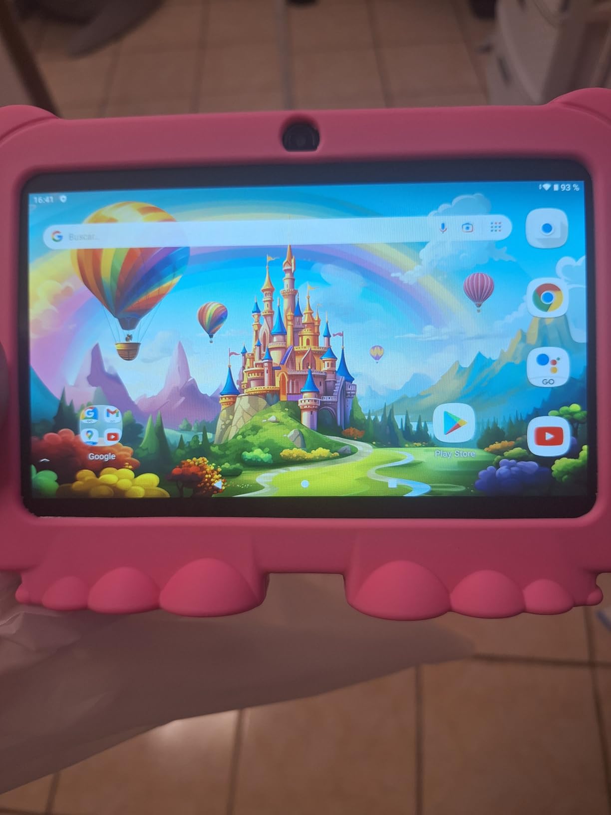 HOTTABLET Kids Tablet 7 inch Android, 4GB RAM 32GB ROM, 1TB Expandsion, with Parental Control, WiFi, Bluetooth, Dual Camera with Silicone Case customer photo 2