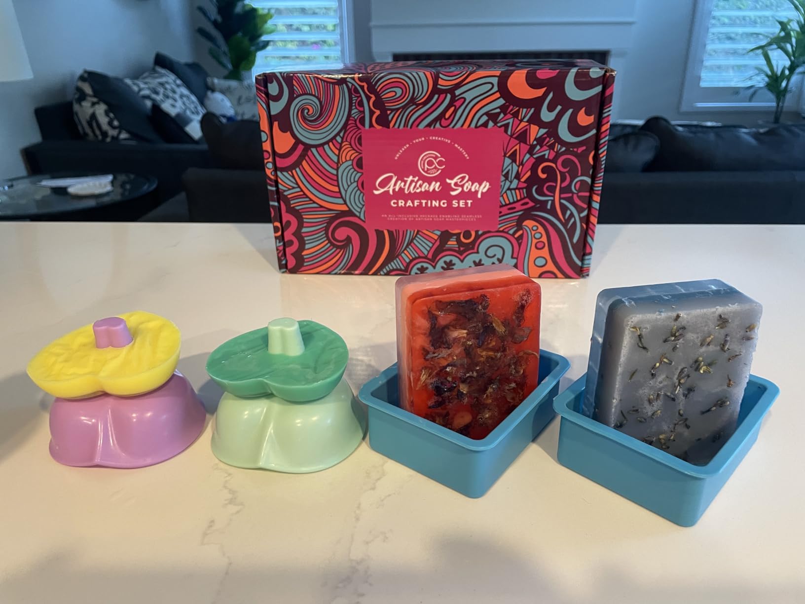 Soap Making Kit - Soap Making Supplies Melt and Pour - DIY Set for Adults and Kids by Prime Creations customer photo 2