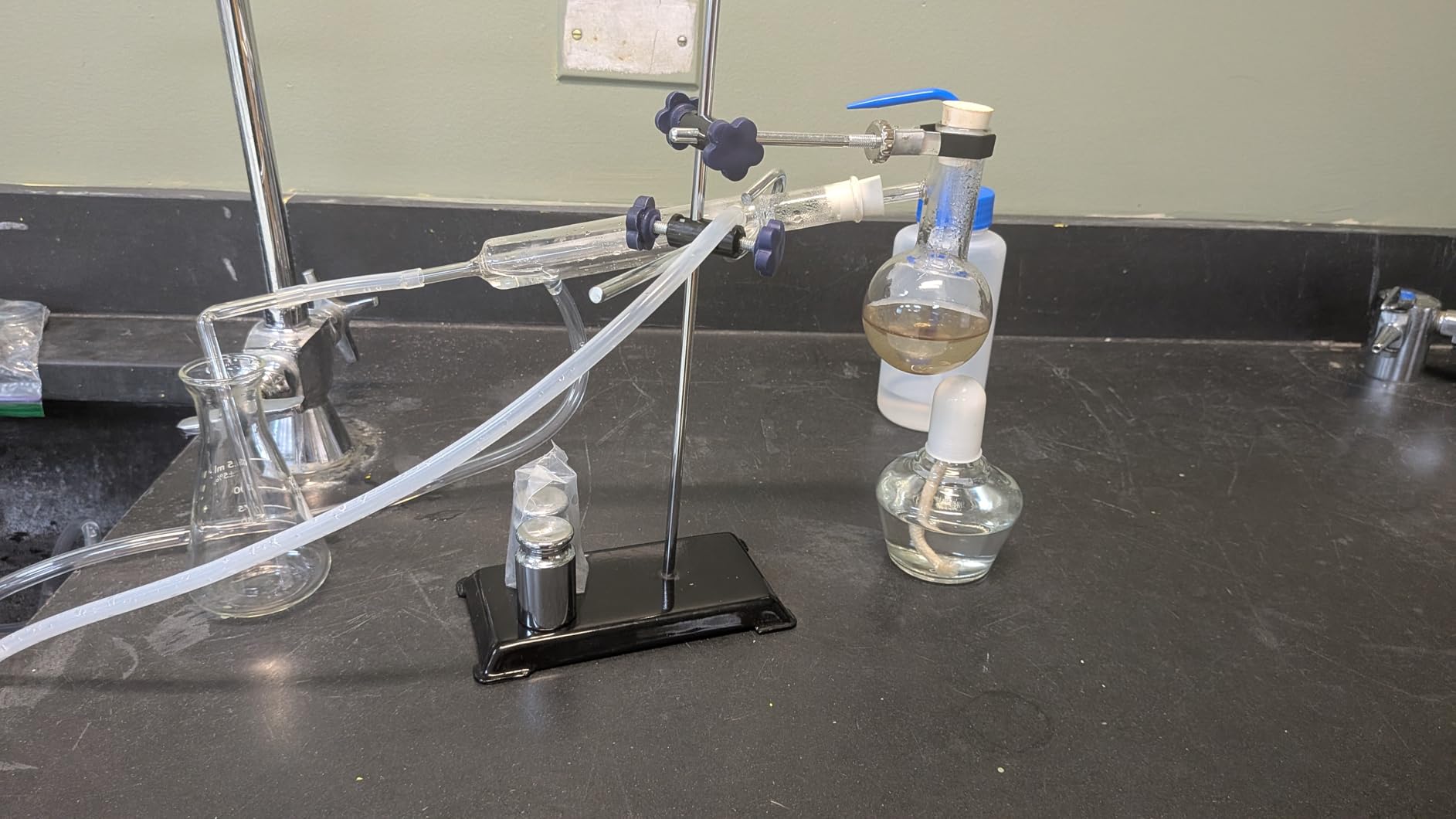 QWORK 12 Pieces 100 ML Home Distillation Apparatus Set - Making Essential Oil, Chemistry Glass Distilling, Lab Glassware Kit customer photo 1