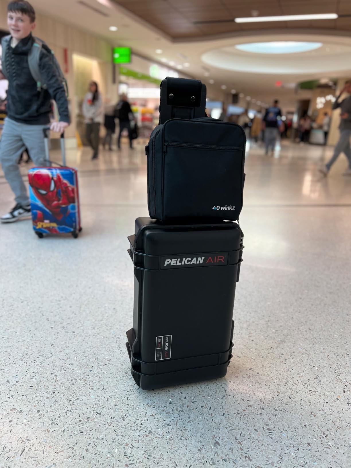 Pelican Air 1595 Travel Case - Large Hard Case Luggage - Suitcase with Wheels (Black) customer photo 1