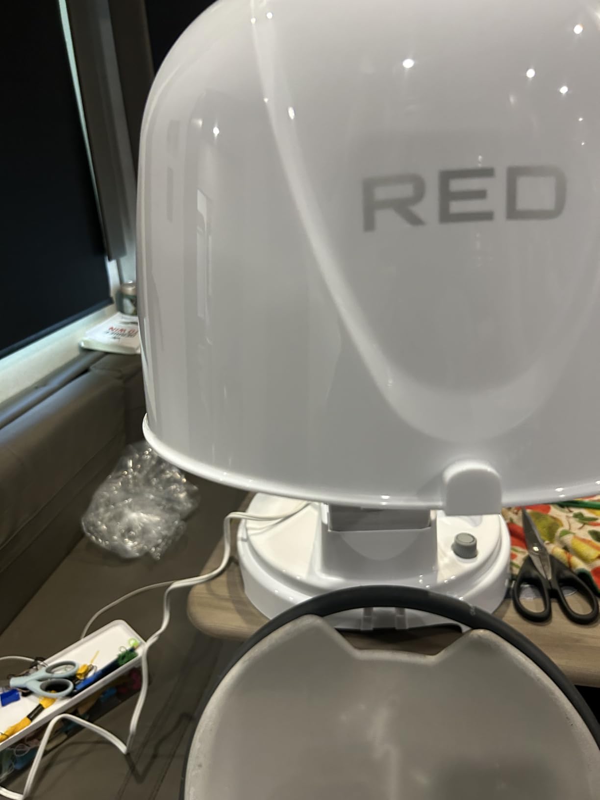 Red by Kiss 3000 Ceramic Tourmaline Professional Hood Dryer, 4 Heat Settings Blow Dryer for Home & Salon, Height Adjustable Convenient Big Hood Size Extra Coverage (1875 Wattage) customer photo 1