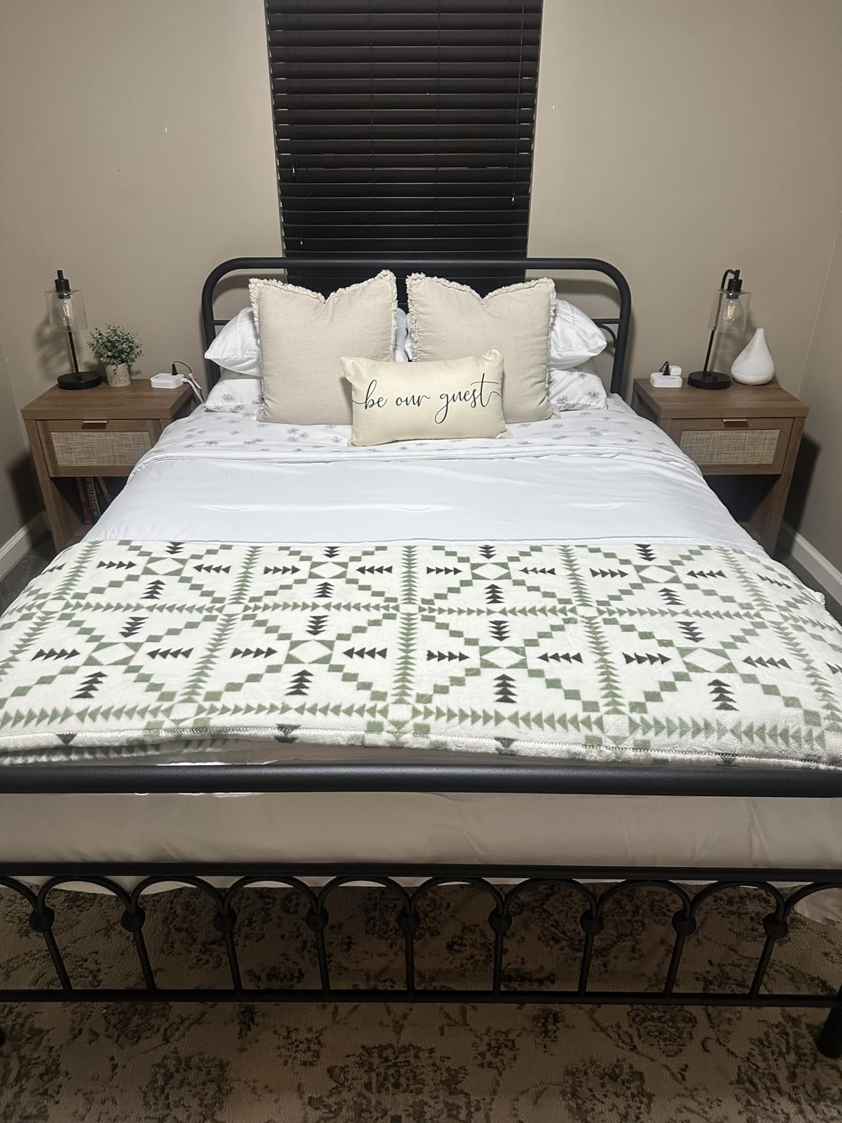 MIULEE Decorative Throw Pillow Covers Neutral Linen Fringe Throw Pillows Set of 2 Natural Beige Boho Farmhouse Cushion Covers with Tassels for Couch Sofa Bed Spring Home Decor 20x20 Inch customer photo 2
