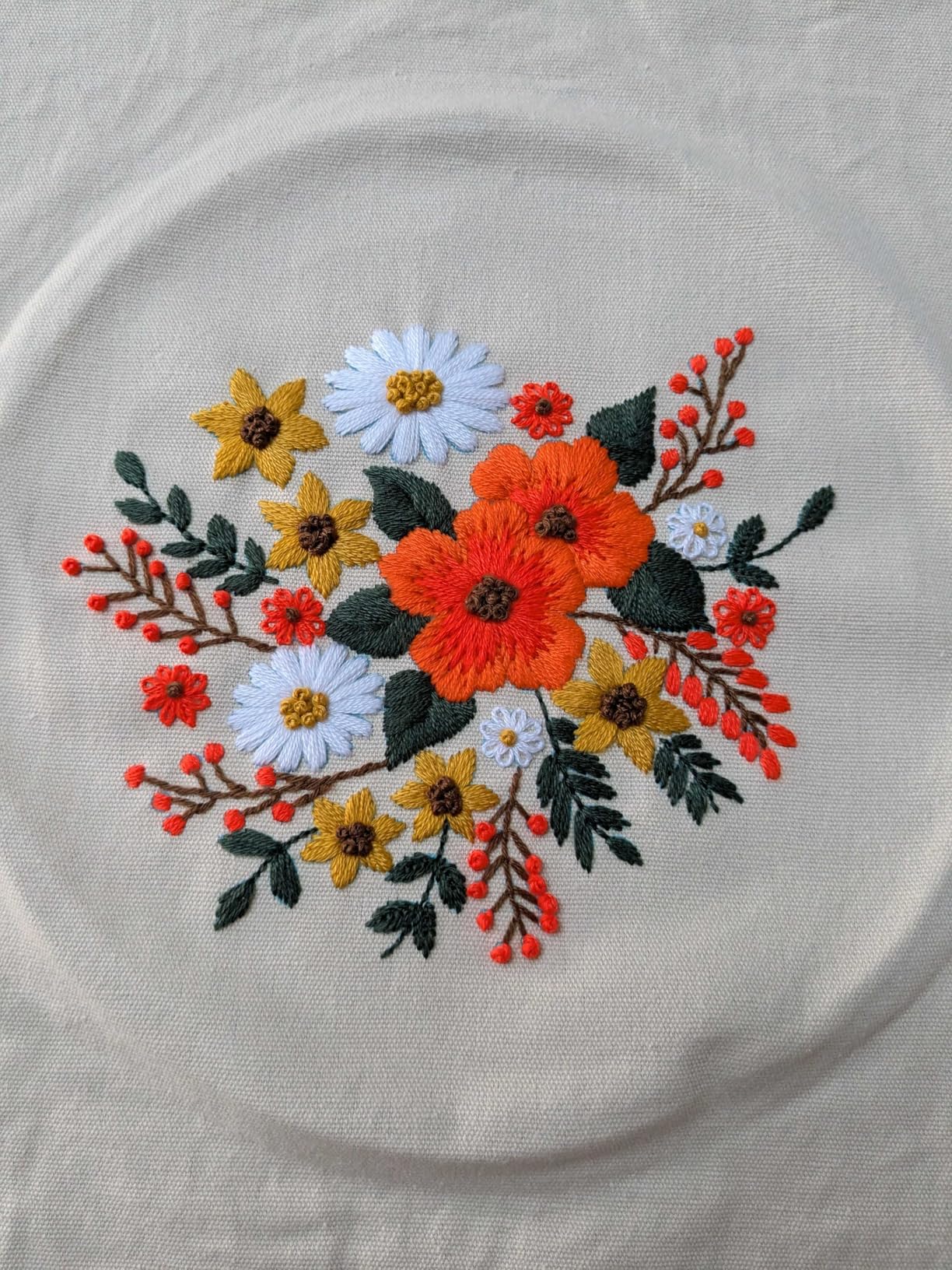 4 Pack Embroidery kit for Beginners Adults DIY Starter Kit, Cross Stitch Kits with Flower Stamped Patterns, Embroidery Hoop, Tools,Colorful Threads,Step by Step Instructions,Hand Craft Lover Gift customer photo 2