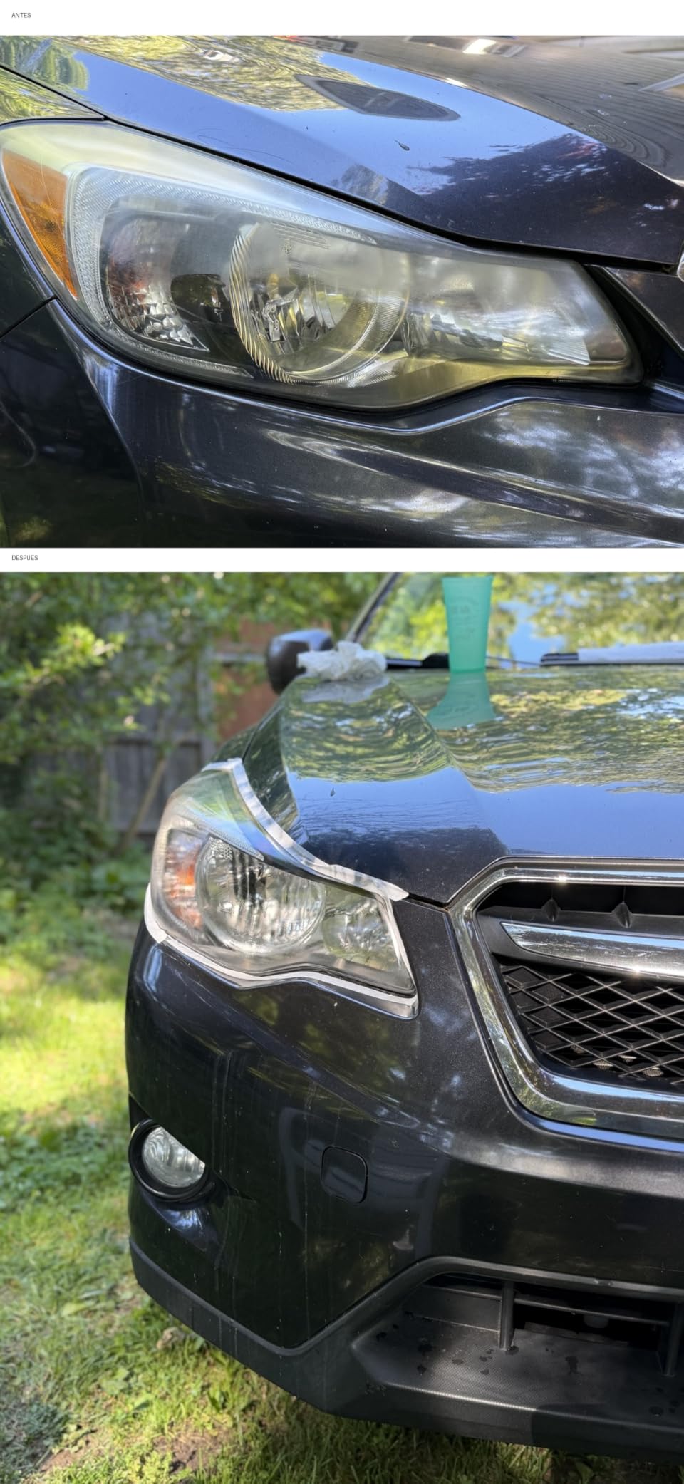 Headlight Restoration Kit - 800g Vapor Headlight Restoration Kit with Repair Liquid for Yellowing/Scratch/Oxidation customer photo 1